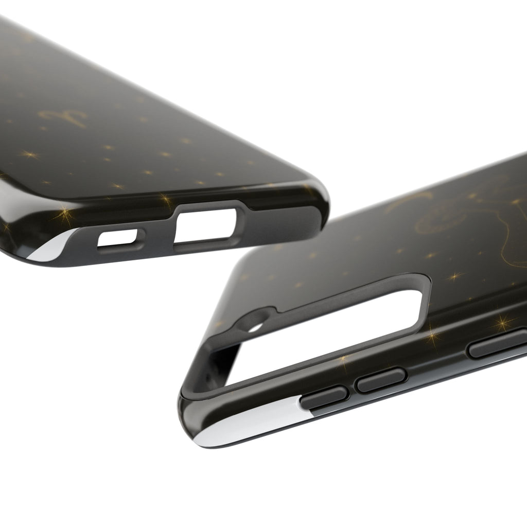 Aries Constellation Tough Phone Case — Zodiac Ram Star Map Design