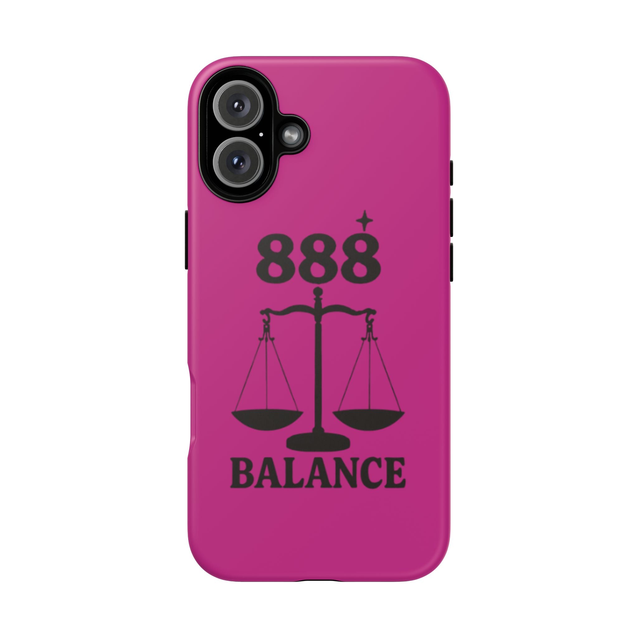 Black & Pink 888 Balance Phone Case