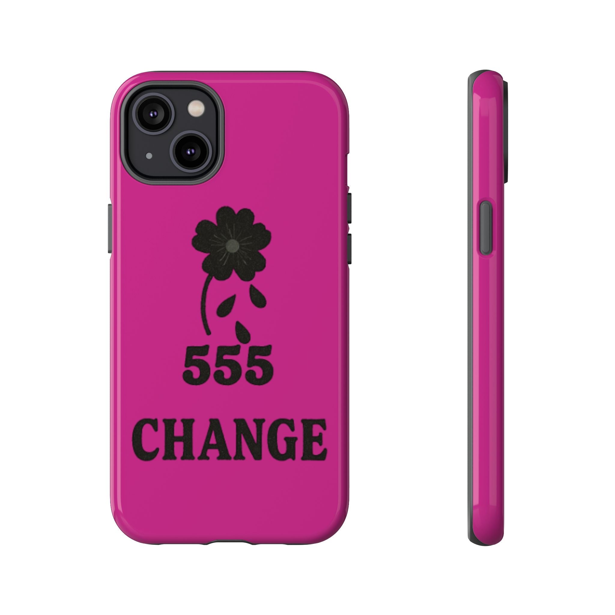 Black & Pink 555 Change Phone Case