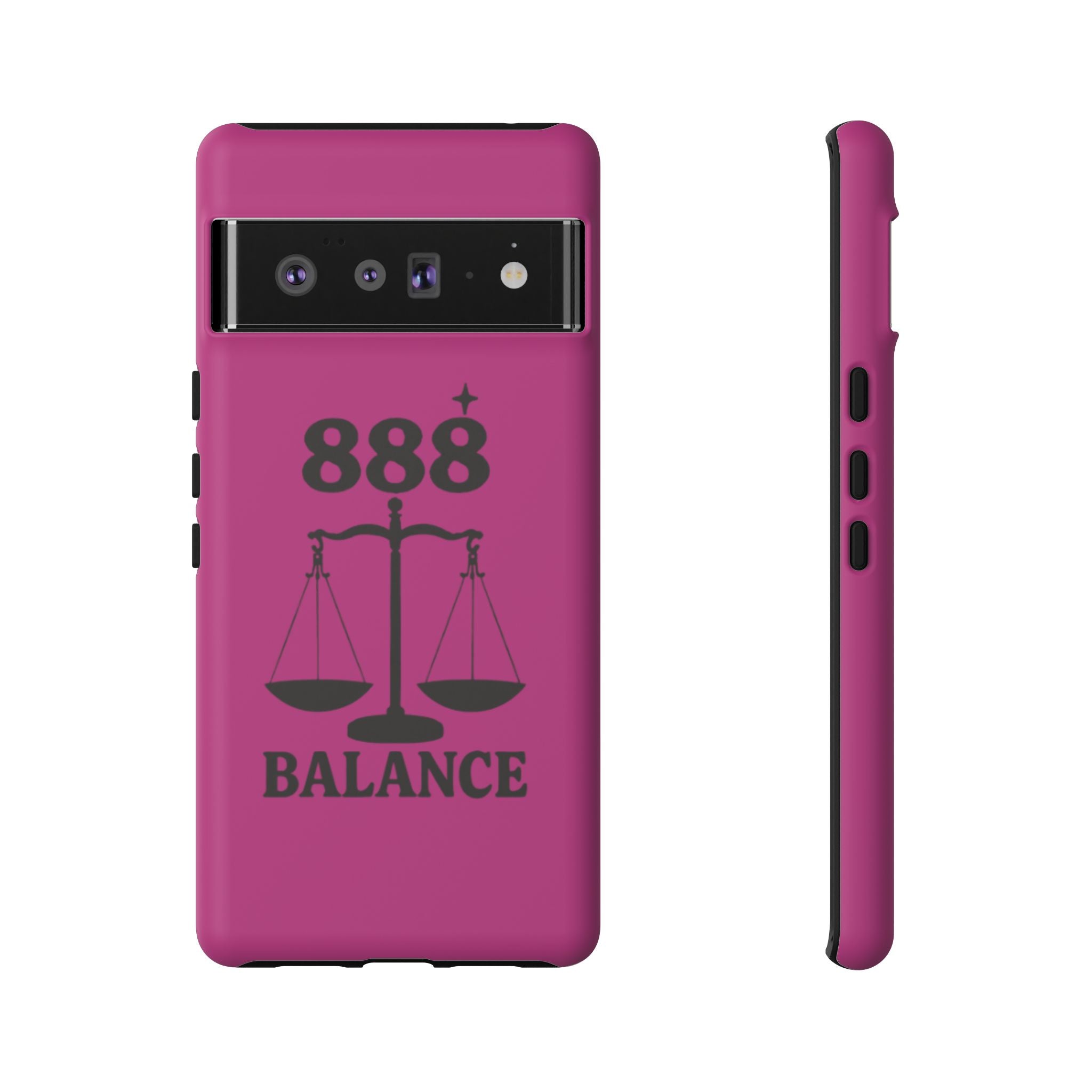 Black & Pink 888 Balance Phone Case