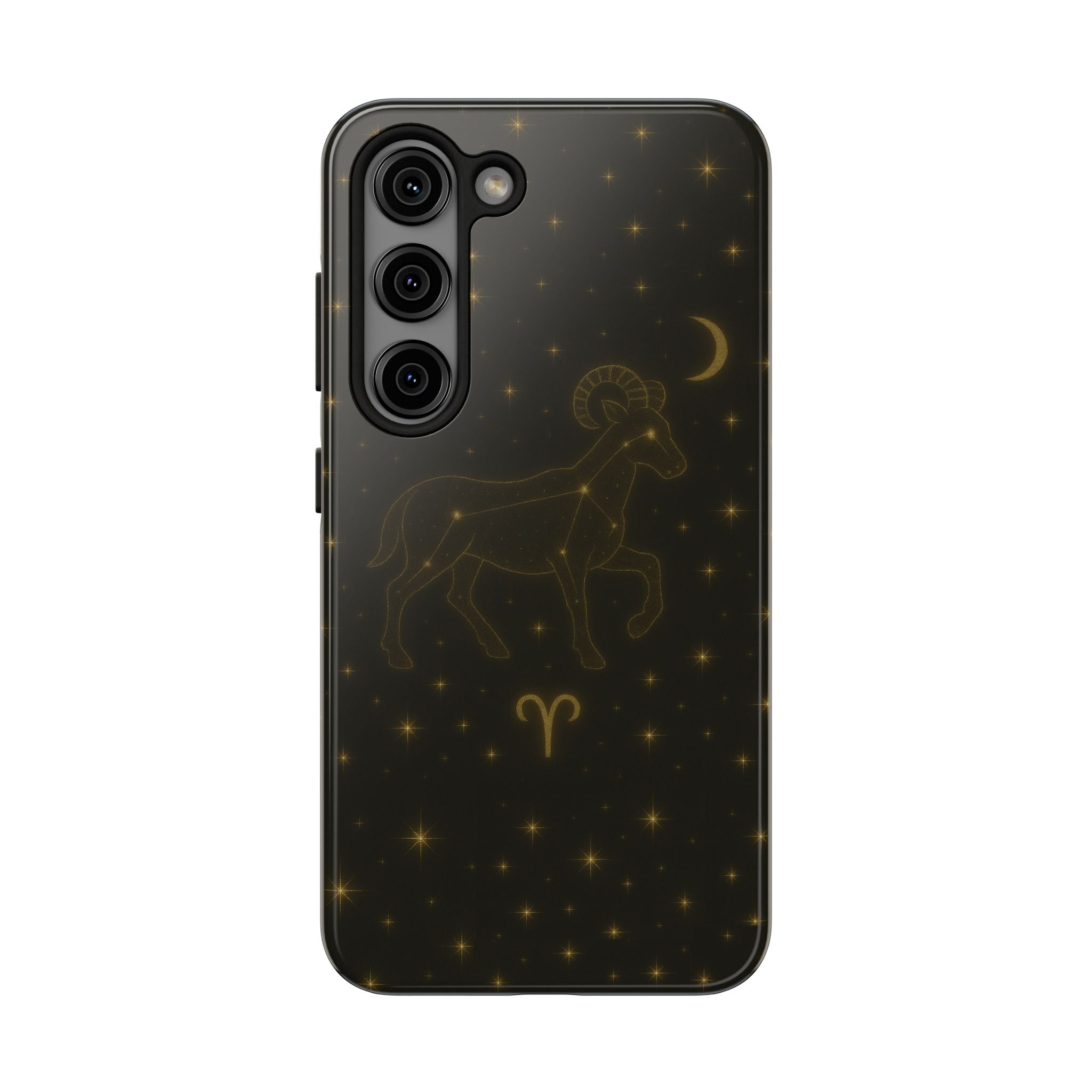 Aries Constellation Tough Phone Case — Zodiac Ram Star Map Design