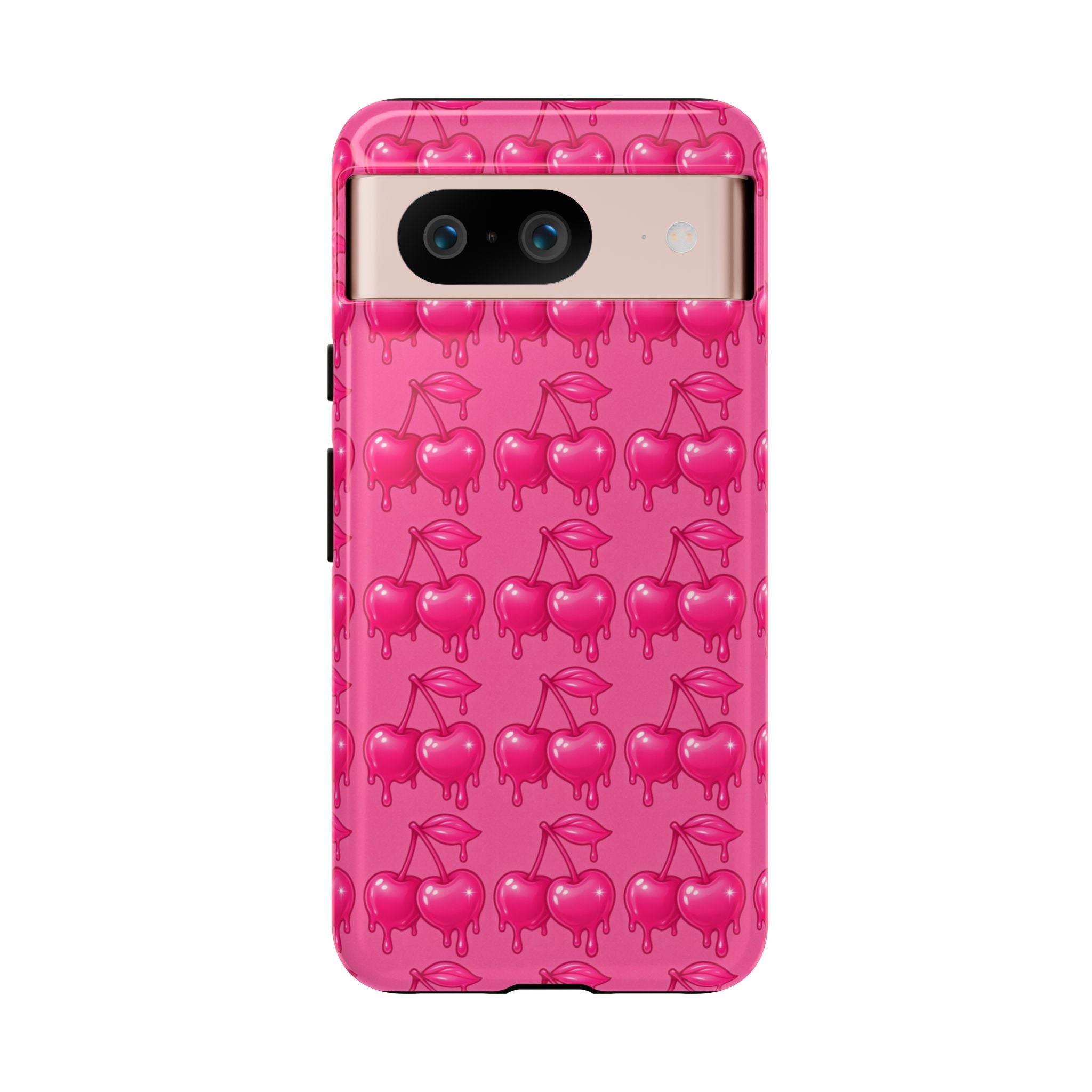 Pink Dripping Cherry Tough Phone Case