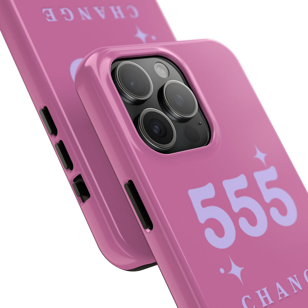 Pink & Purple 555 Change Phone Case