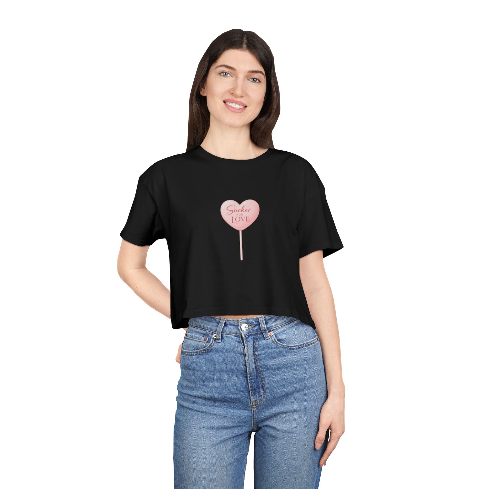 "Sucker for Love" Cropped Tee