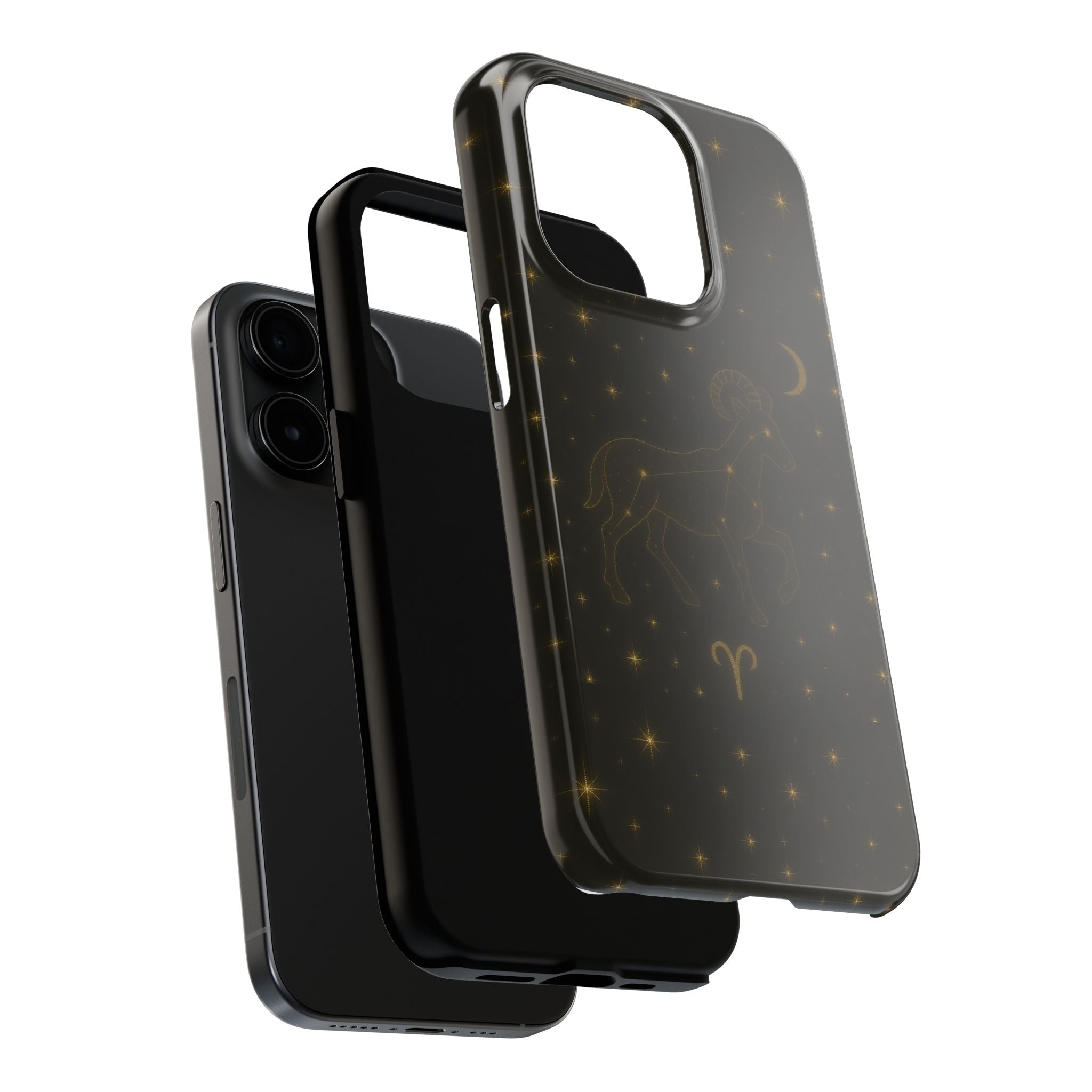 Aries Constellation Tough Phone Case — Zodiac Ram Star Map Design