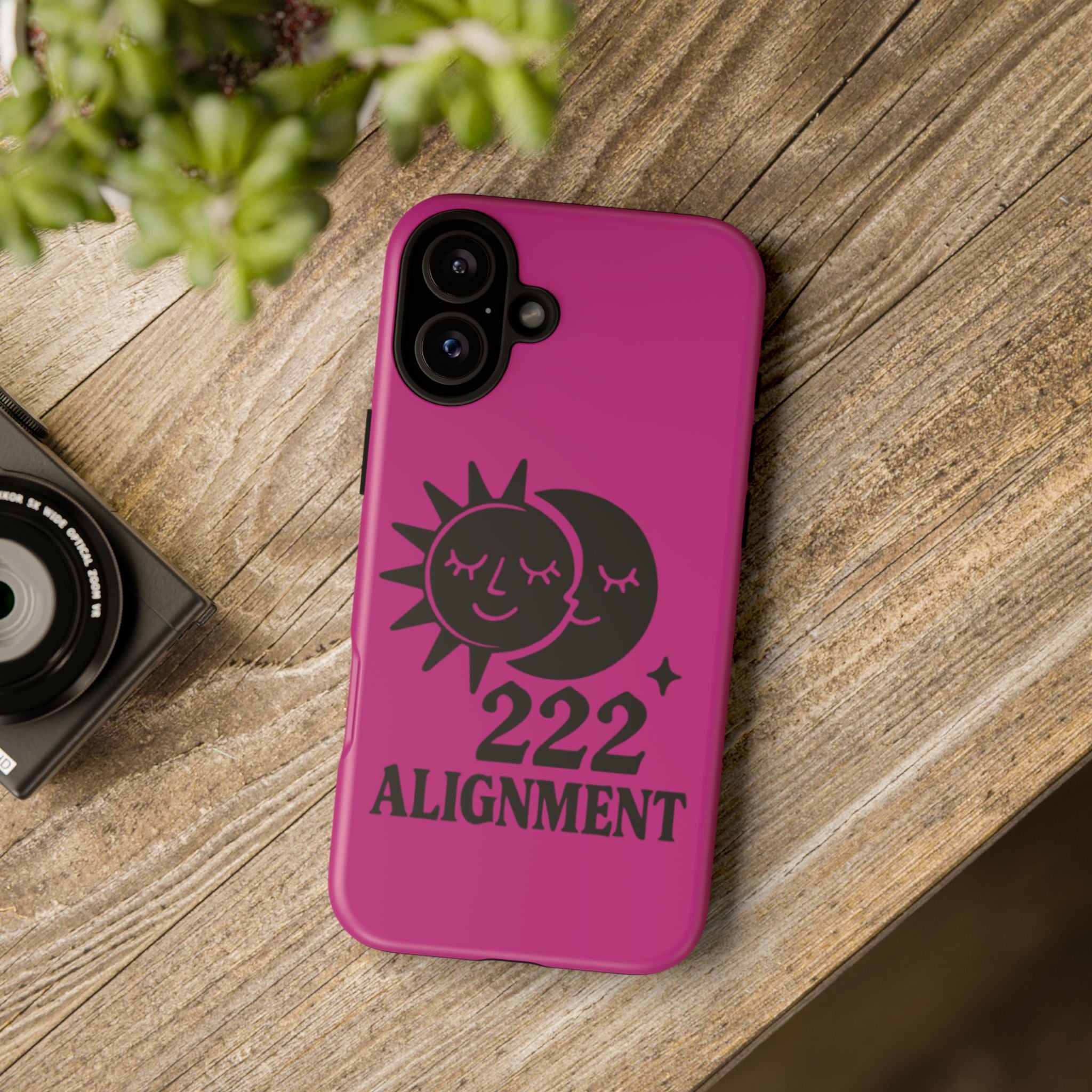 Black & Pink 222 Alignment Phone Case