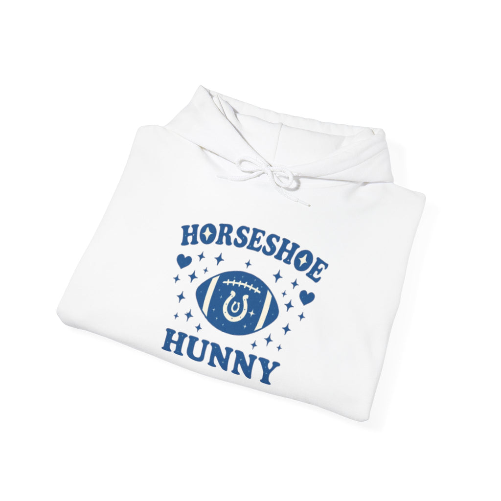 Horseshoe Hunny Hoodie — Lucky Eye Graphic Hooded Sweatshirt Football