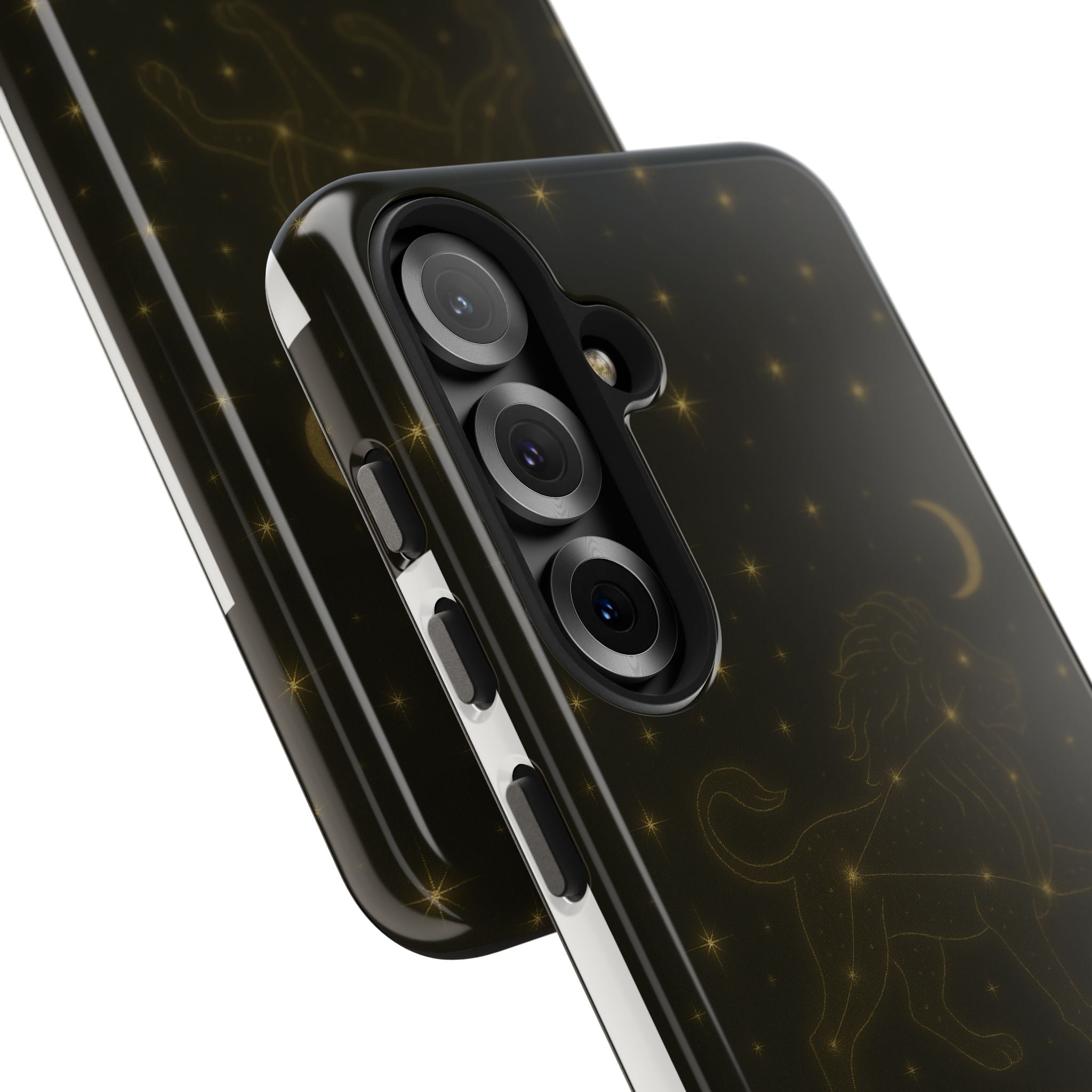 Leo Constellation Tough Phone Case — Zodiac Lion Design with Moon & Stars