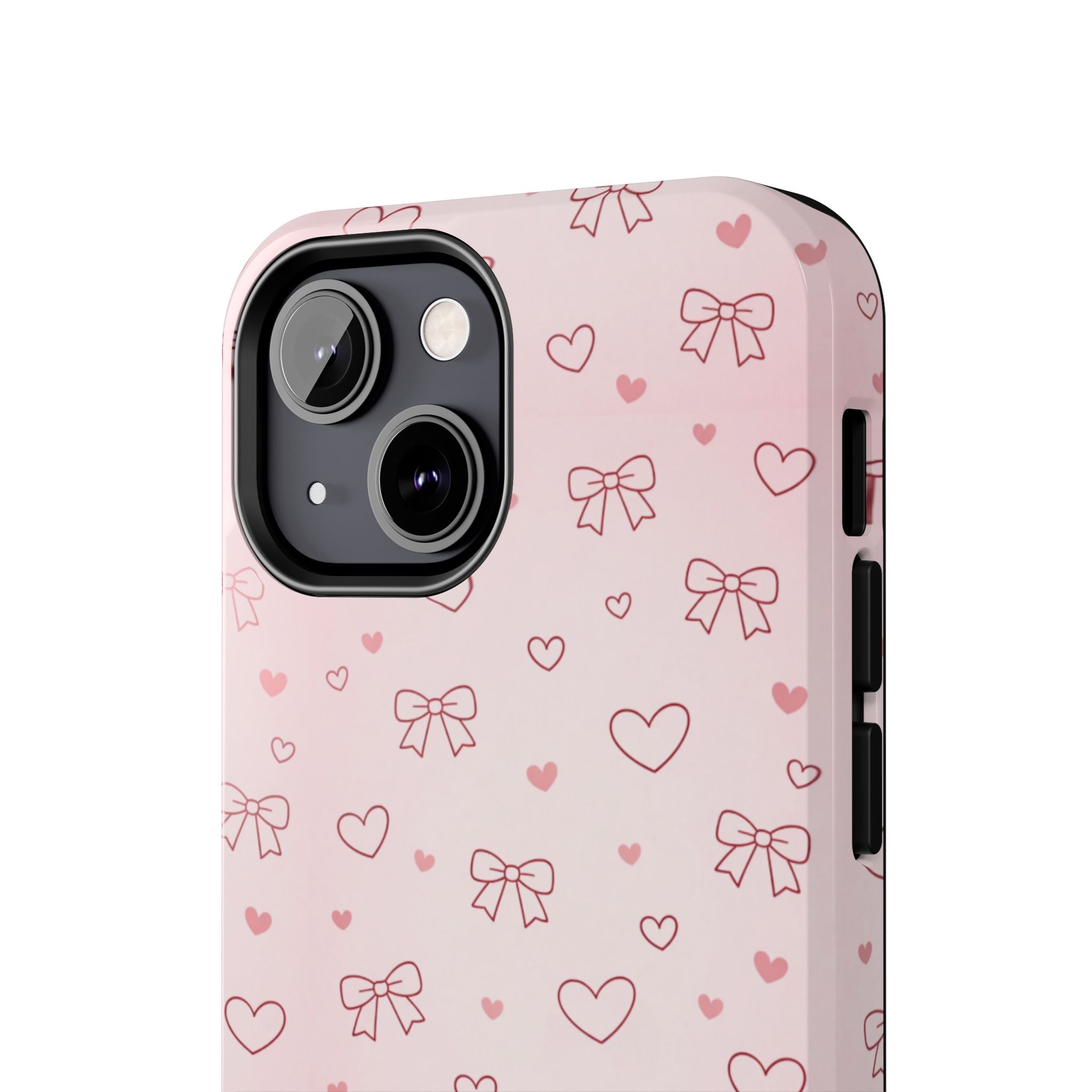 Pink Hearts & Bows Phone Case
