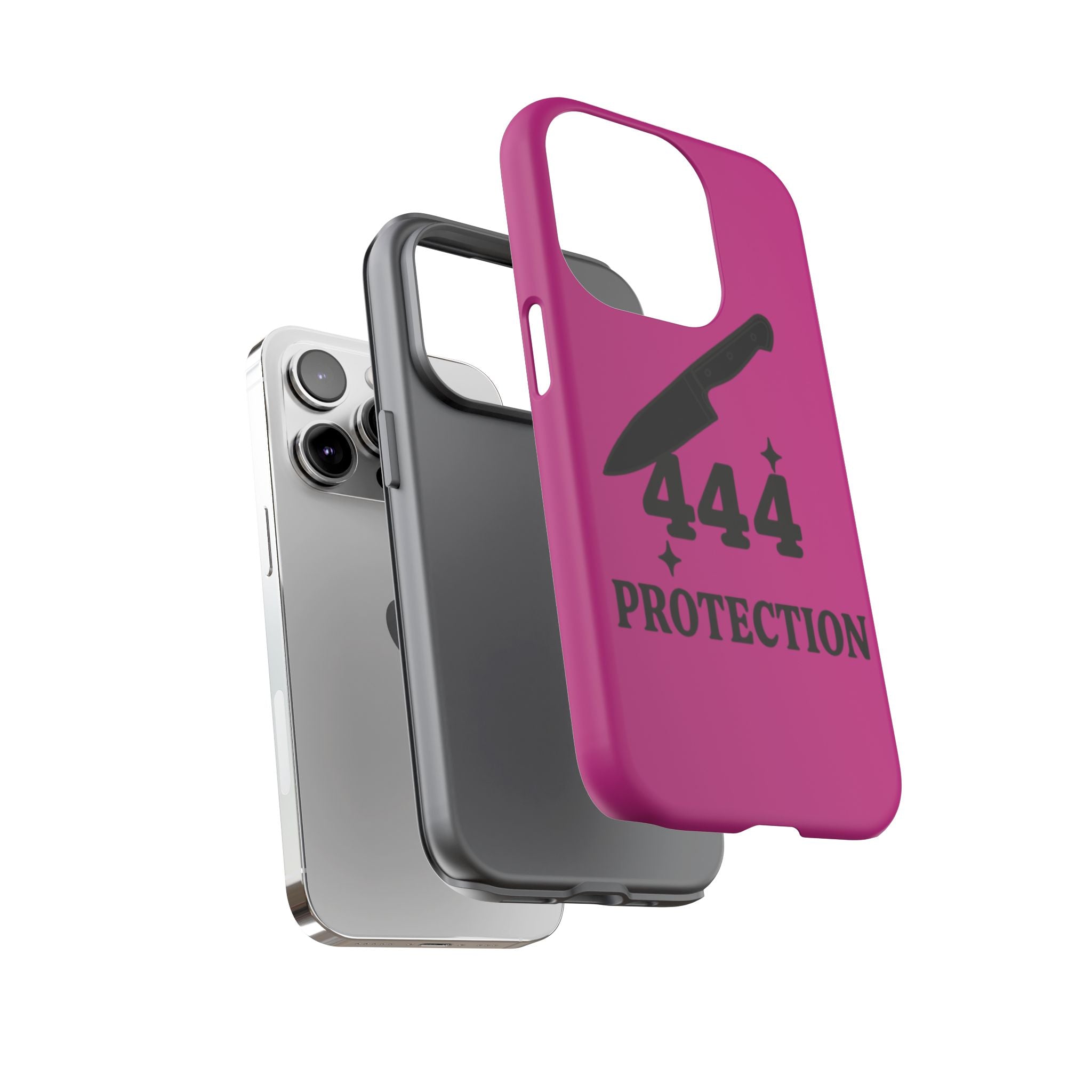 Black & Pink 444 Protection Phone Case