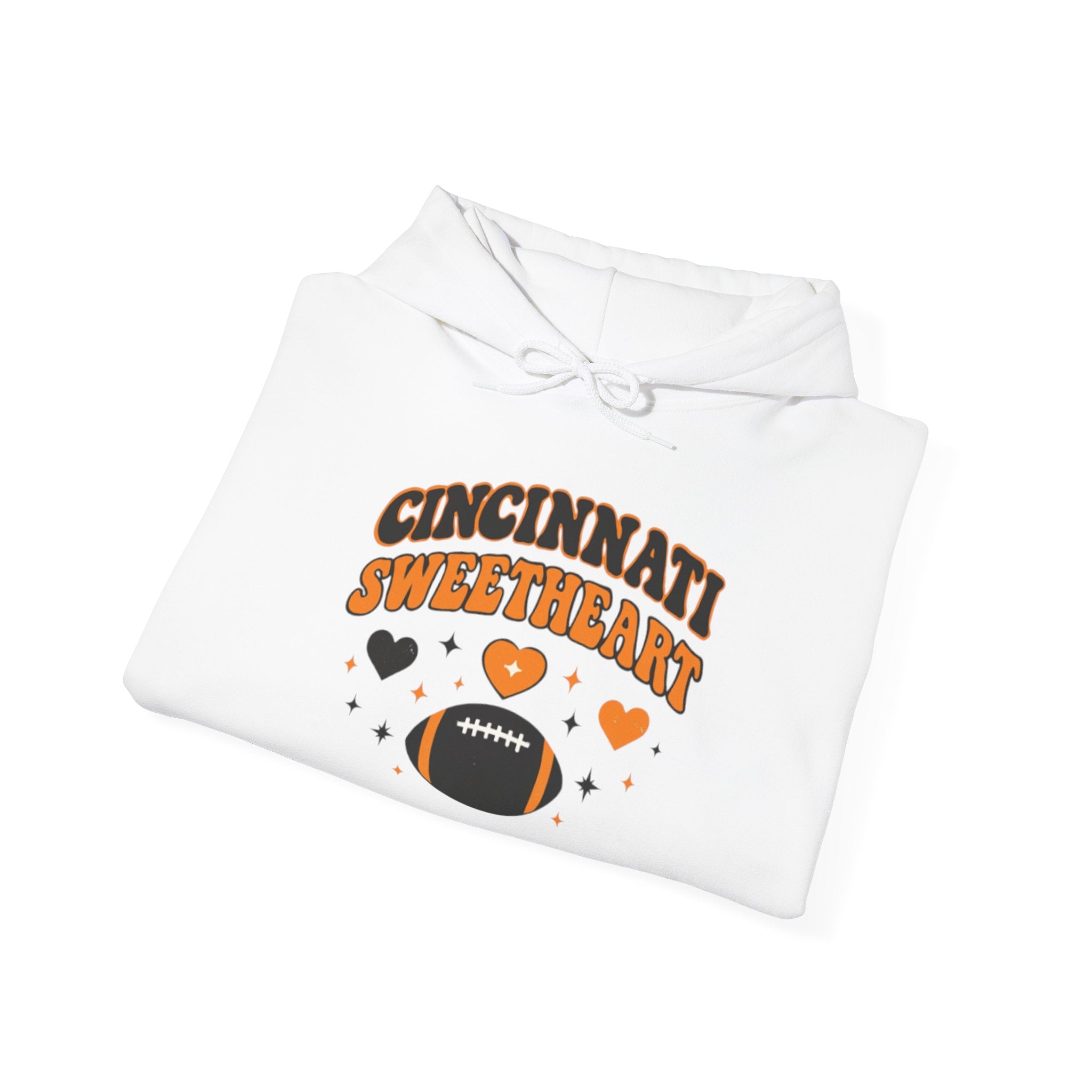 Cincinnati Sweetheart Football Graphic Hooded Sweatshirt