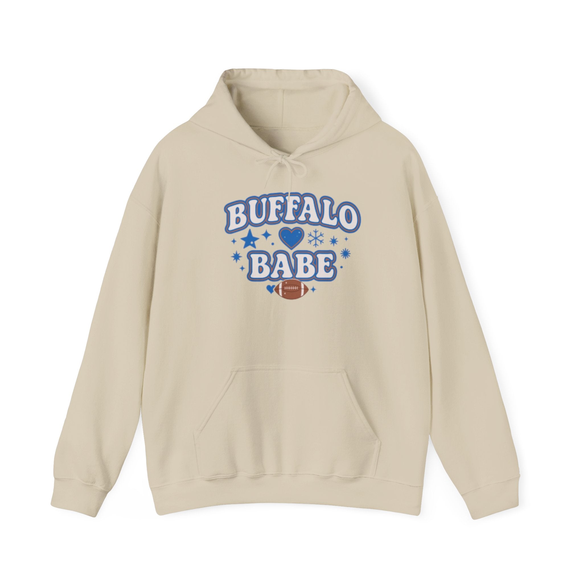 Buffalo Babe Hoodie — Cute Football Fan Pullover