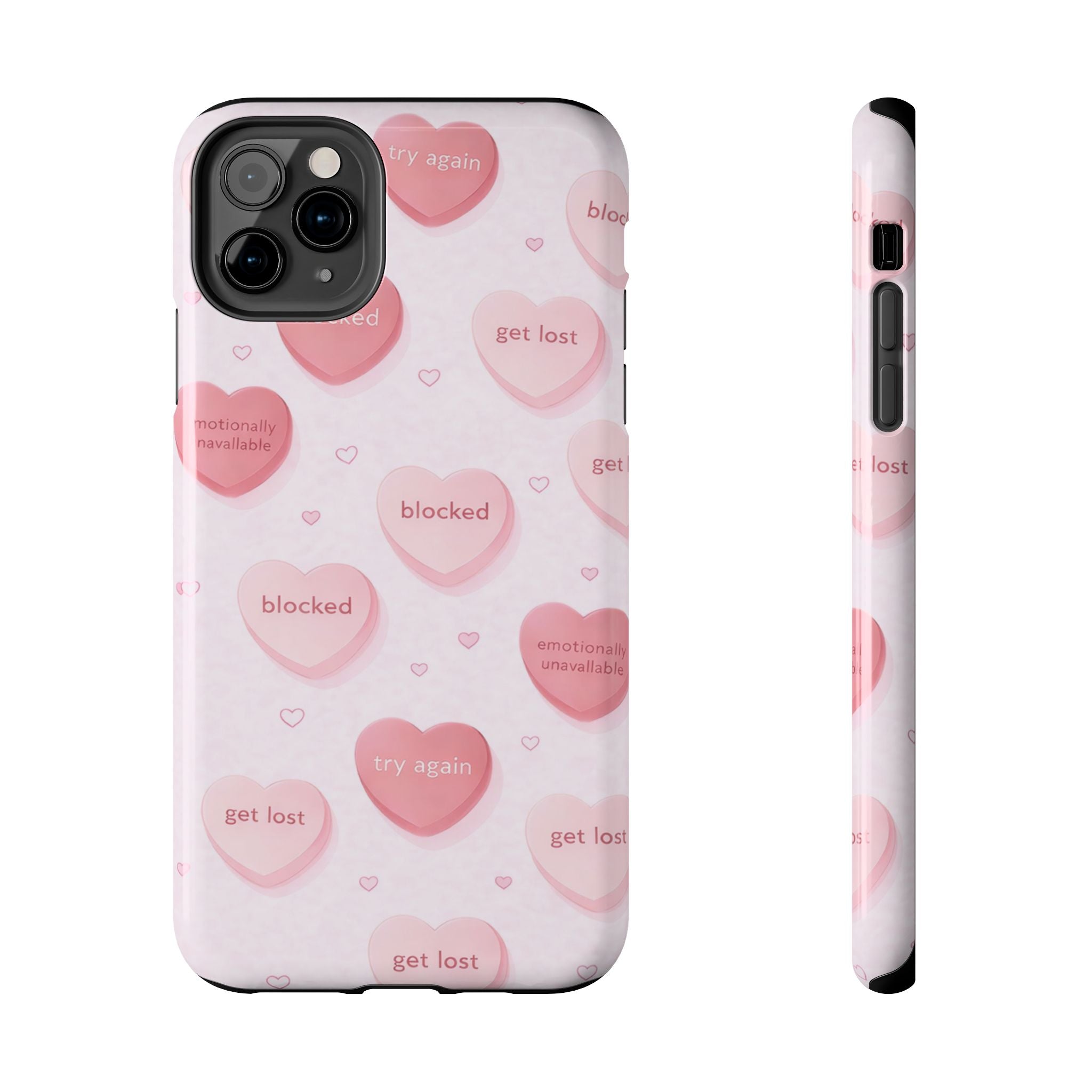 Non-Conversation Hearts Phone Case