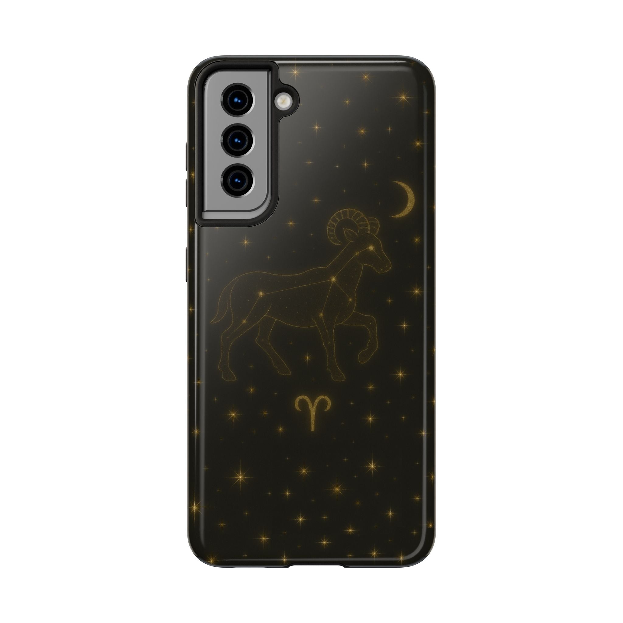 Aries Constellation Tough Phone Case — Zodiac Ram Star Map Design