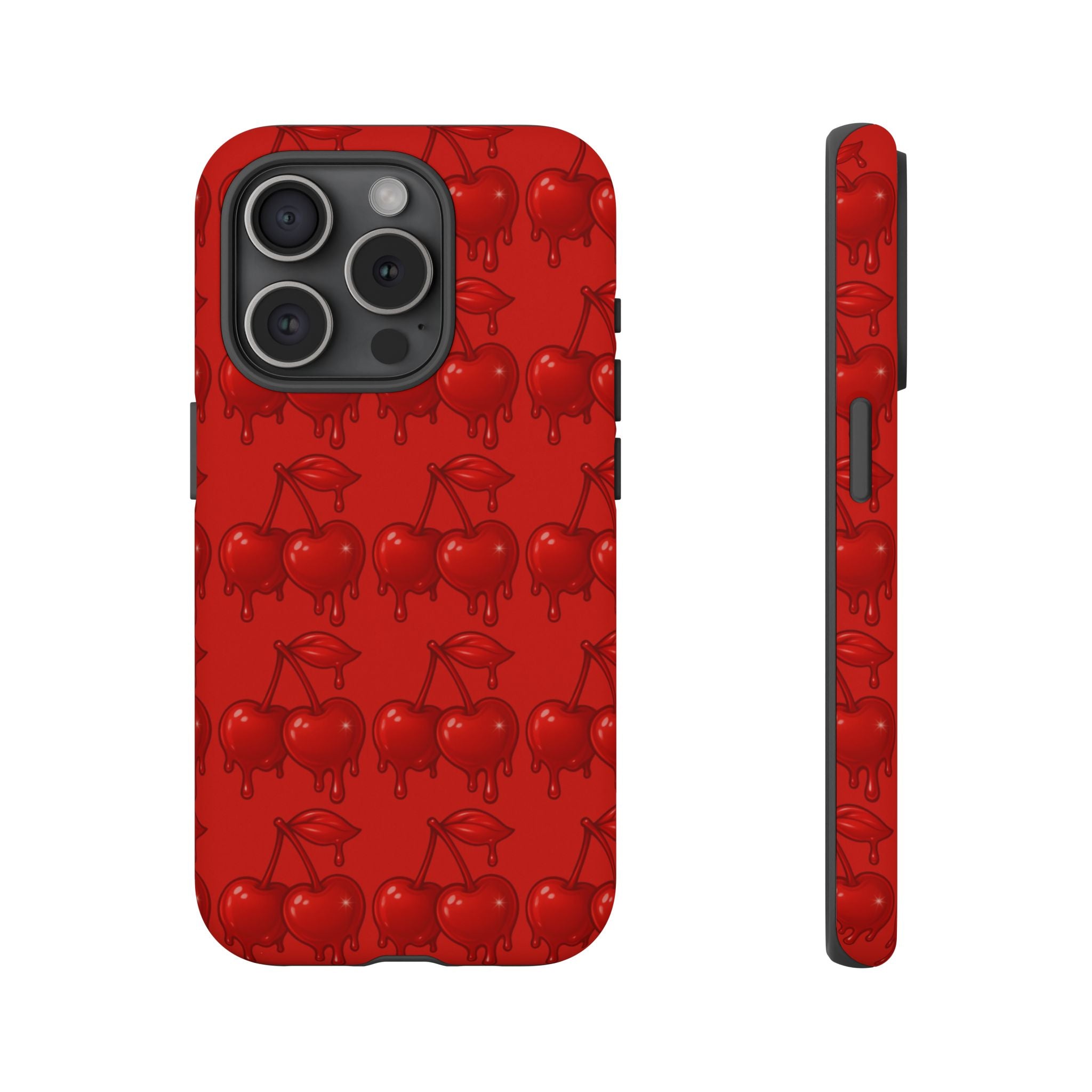 Red Dripping Cherry Phone Case