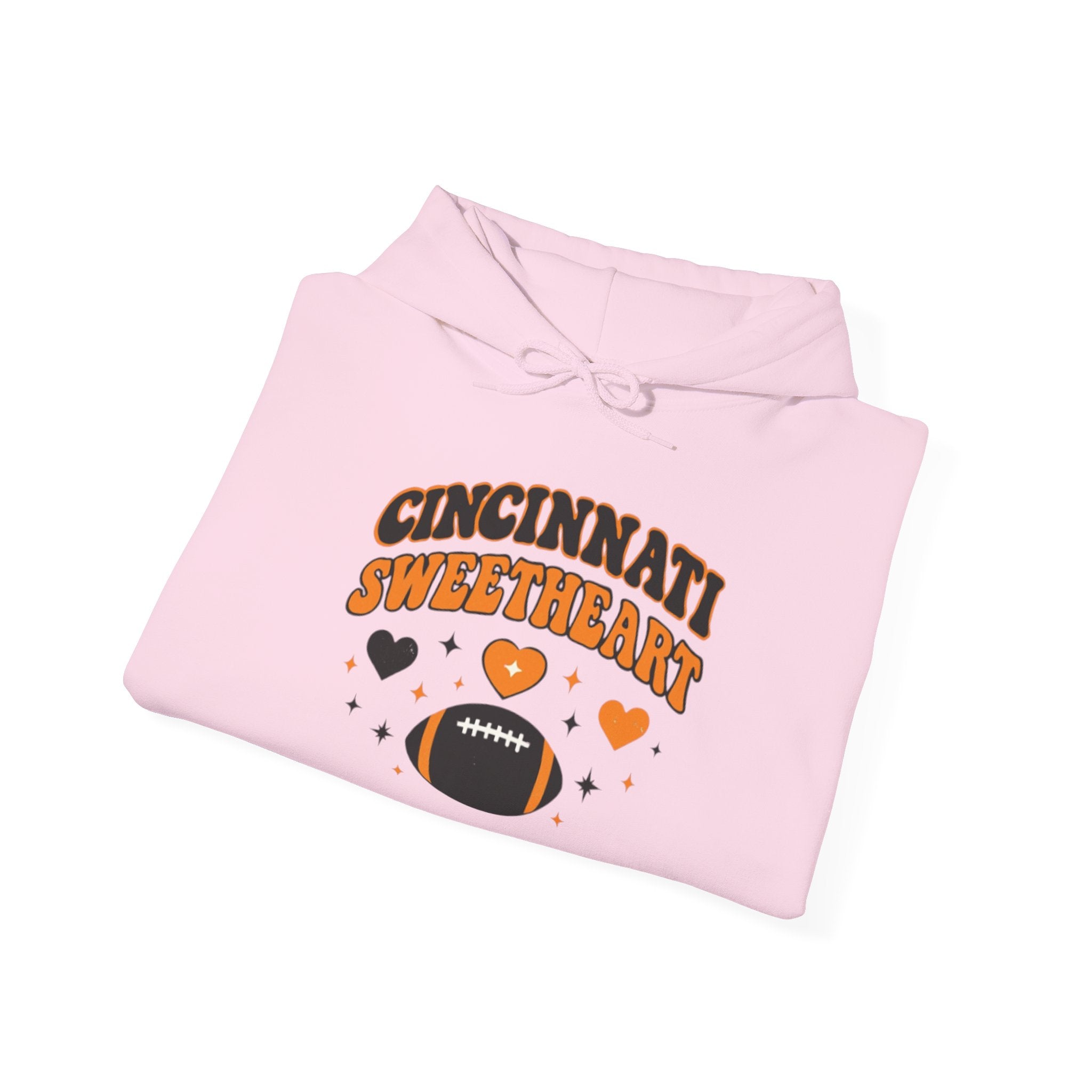 Cincinnati Sweetheart Football Graphic Hooded Sweatshirt
