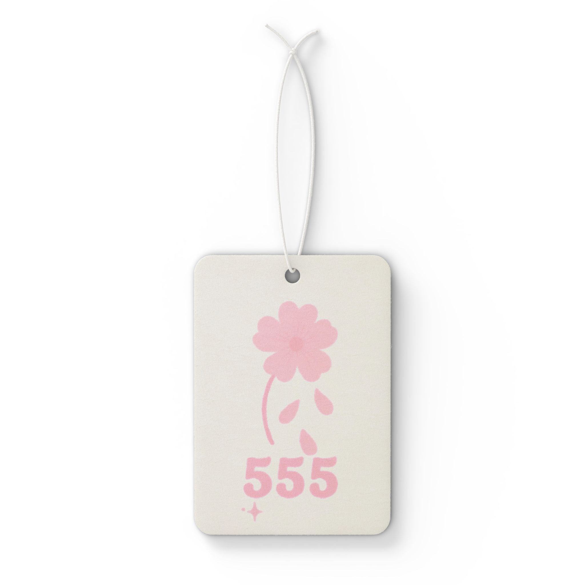 Car Air Freshener — Pink Flower 555