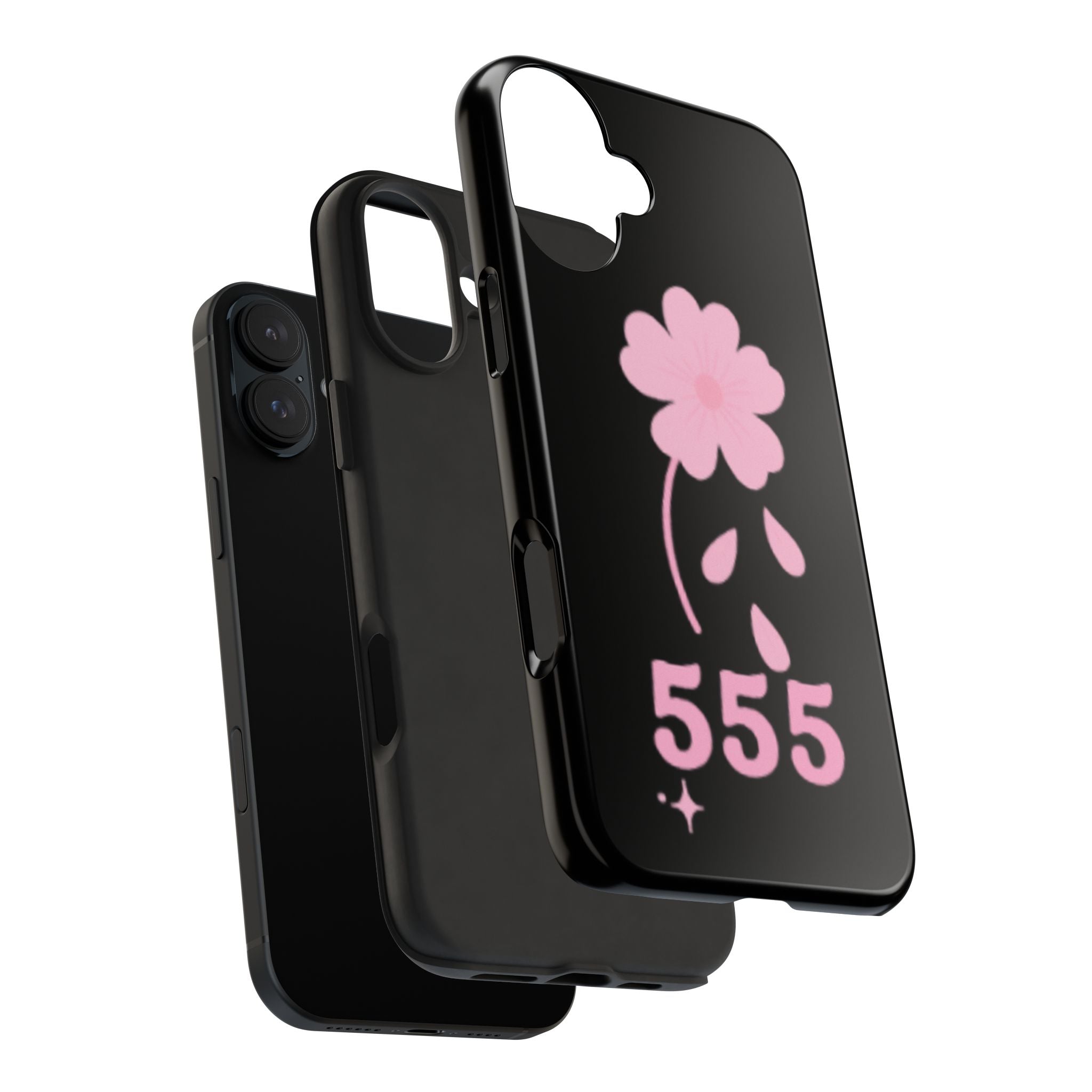 Black & Pink 555 Phone Case