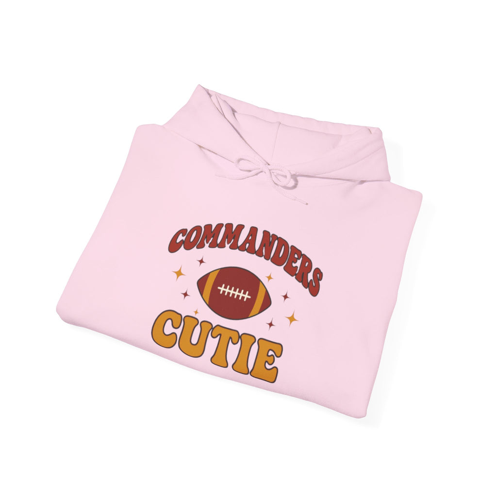 Hoodie — "Commanders Cutie" Football Graphic Pullover
