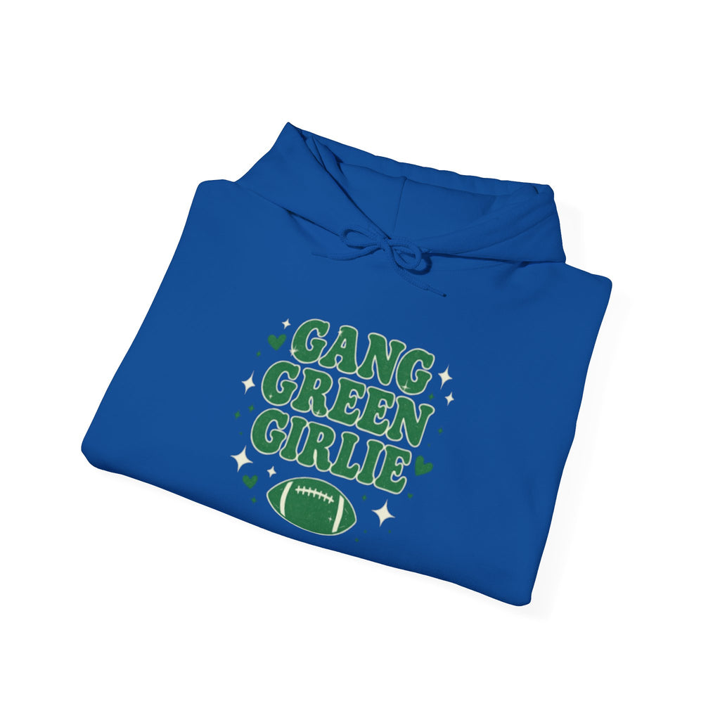 Gang Green Girlie Football Hoodie — Women's Football Fan Pullover
