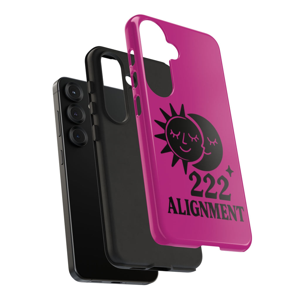 Black & Pink 222 Alignment Phone Case