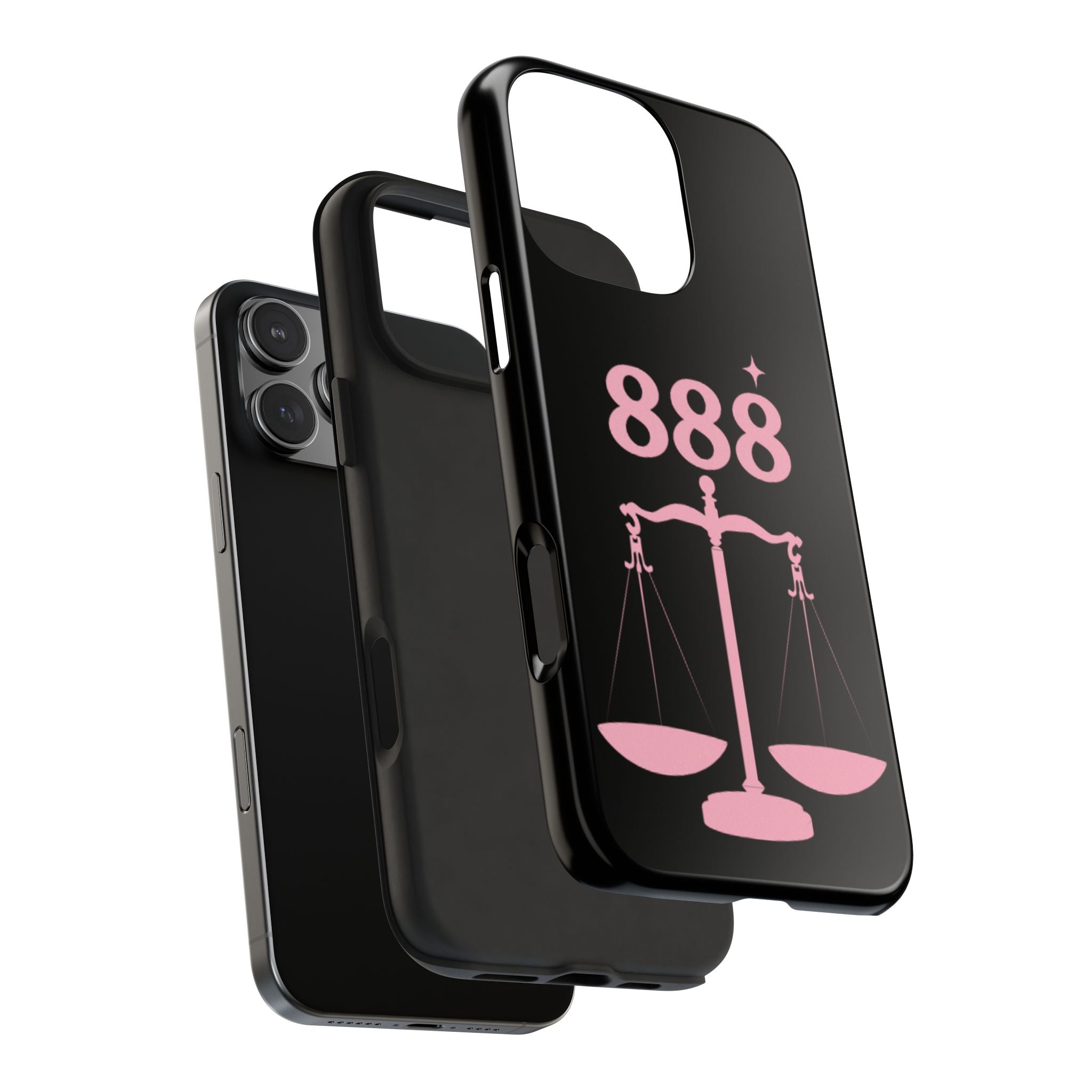 Black & Pink 888 Phone Case