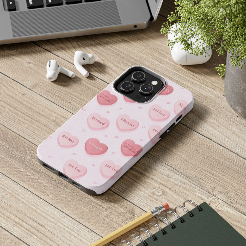 Non-Conversation Hearts Phone Case
