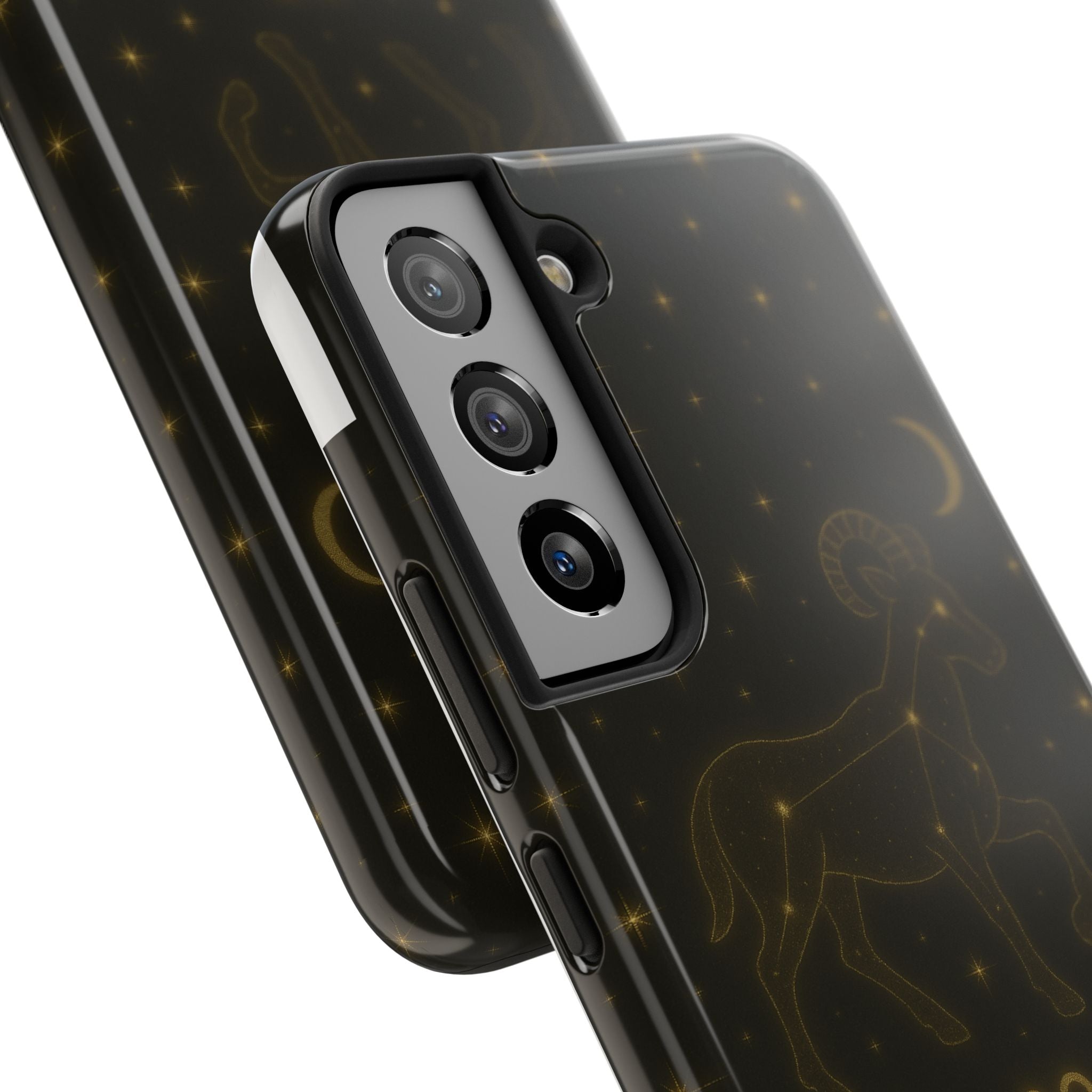 Aries Constellation Tough Phone Case — Zodiac Ram Star Map Design