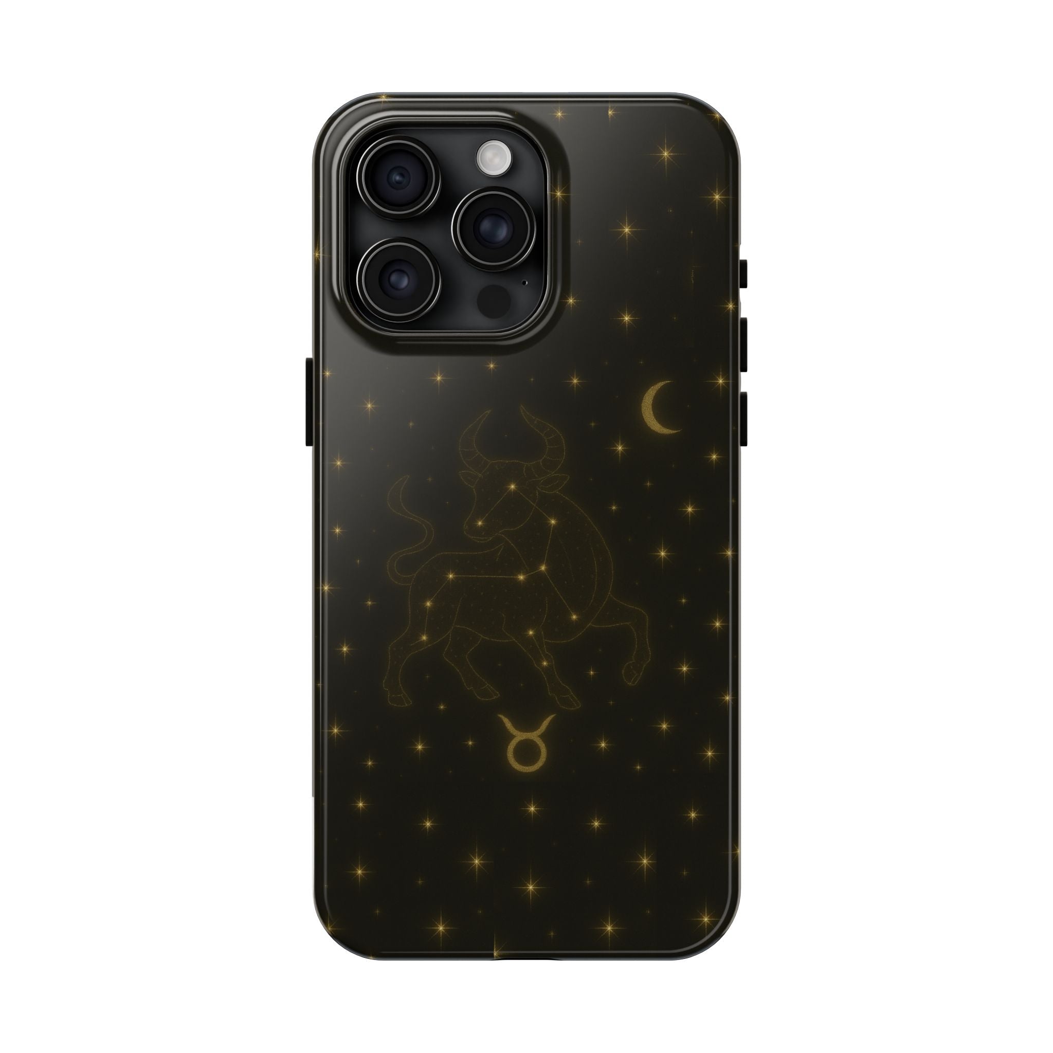 Taurus Constellation Tough Phone Case — Gold Zodiac Bull Phone Case