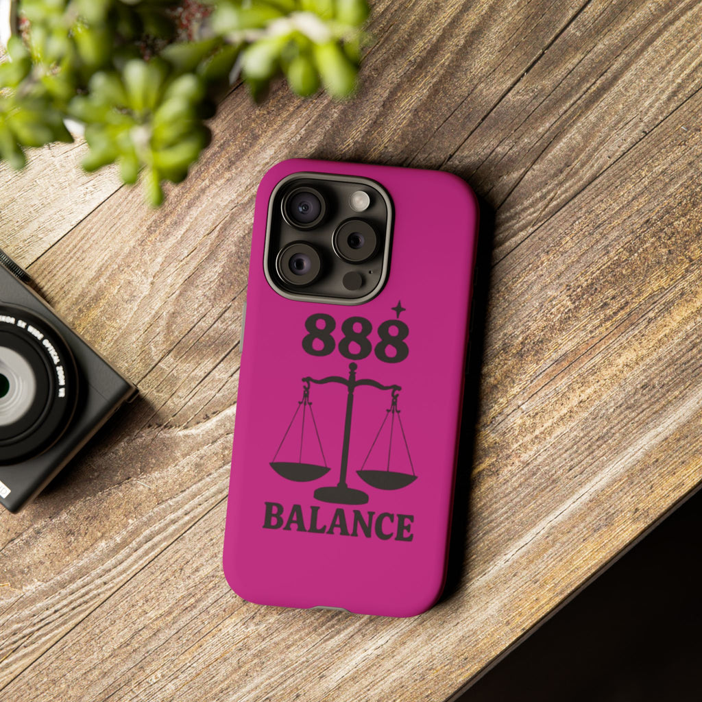 Black & Pink 888 Balance Phone Case