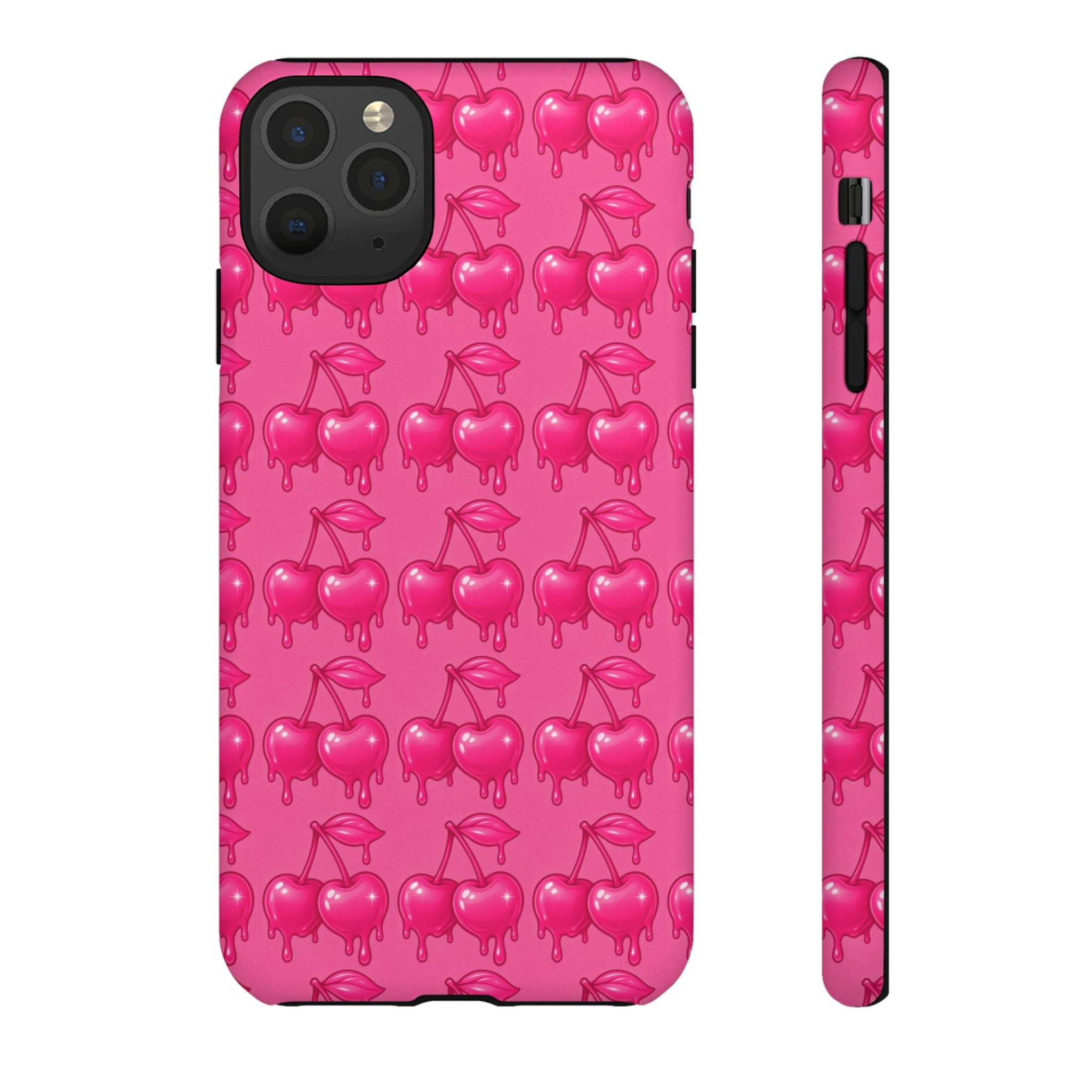 Pink Dripping Cherry Tough Phone Case