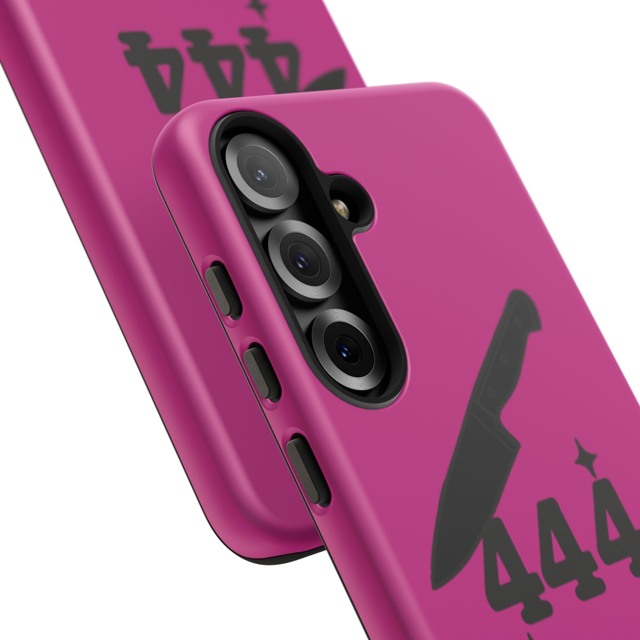 Black & Pink 444 Protection Phone Case