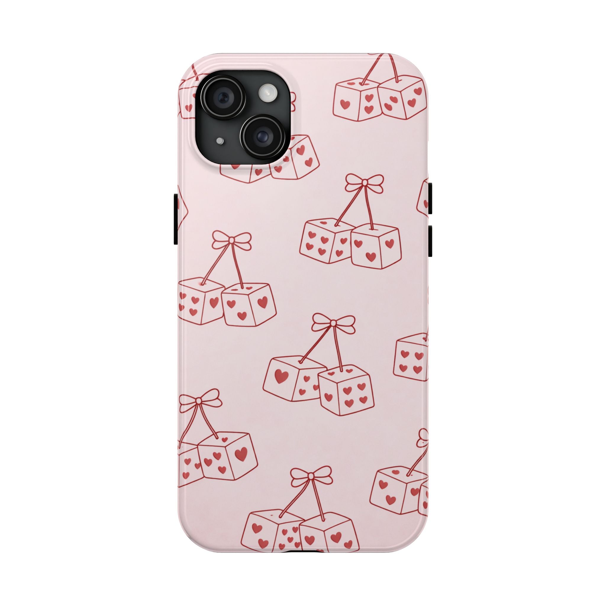 Red & Pink Heart Di Phone Case