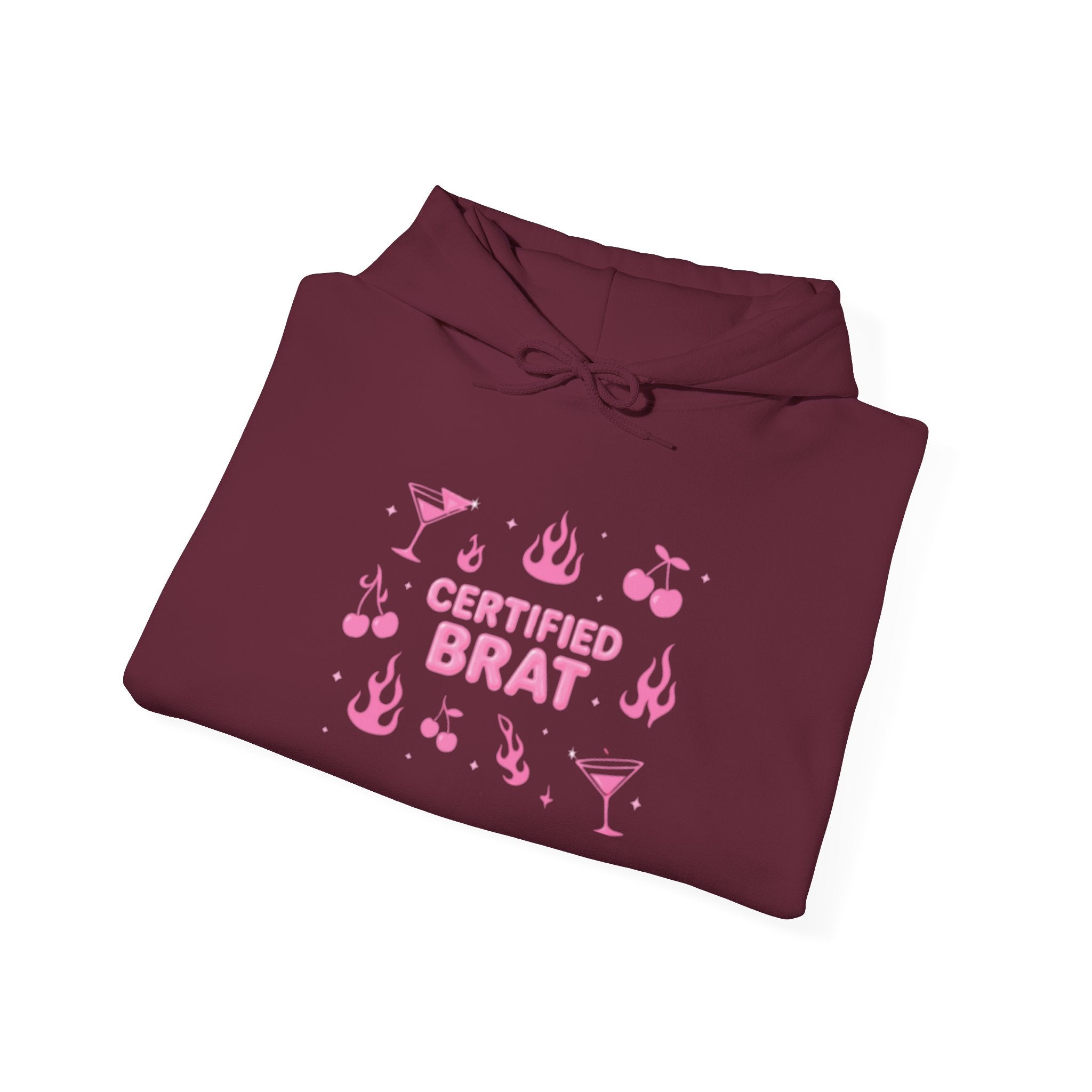Certified Brat Pink Graphic Hoodie