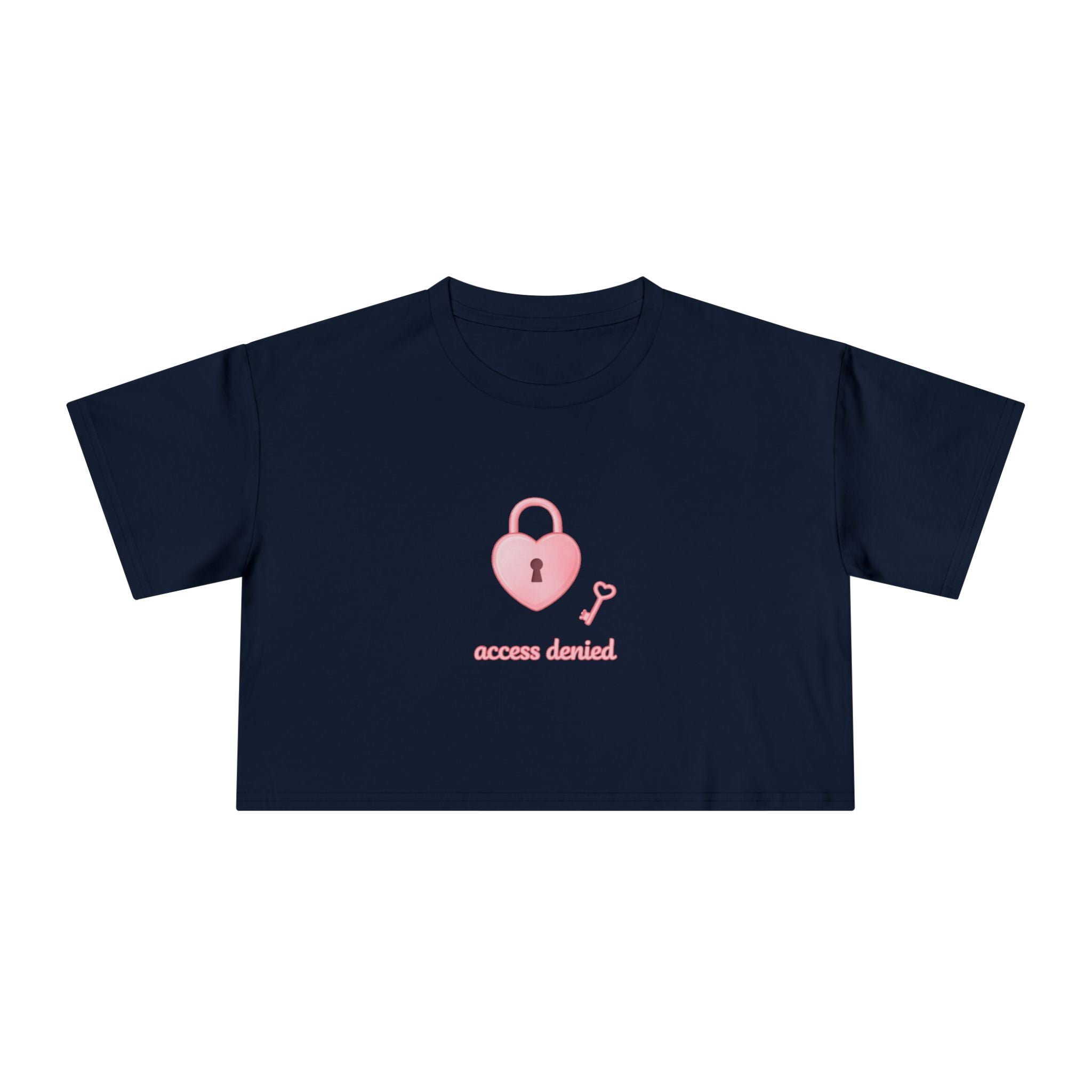 "Access Denied" Cropped Tee