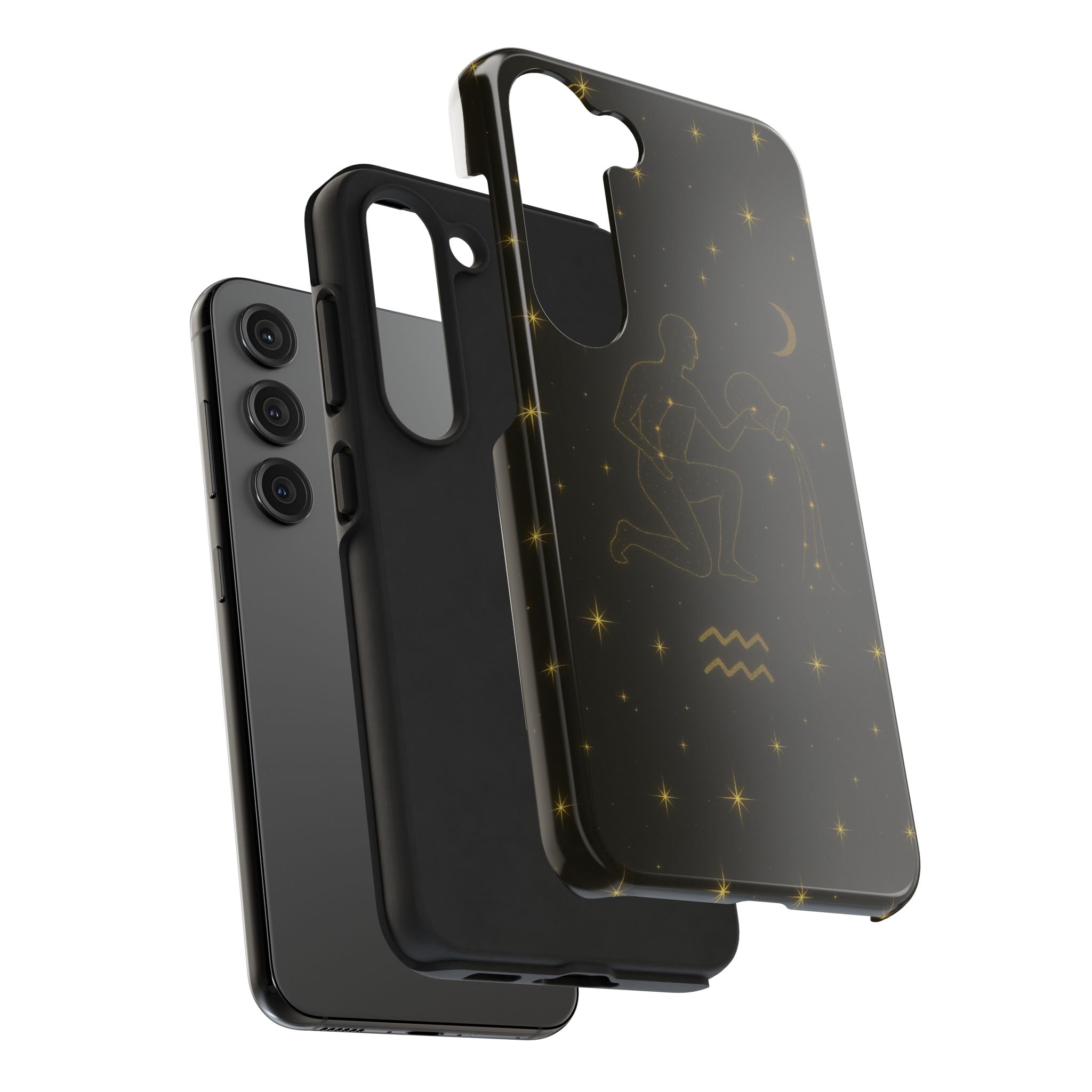 Aquarius Constellation Tough Phone Case — Zodiac Water-Bearer Astrology Design