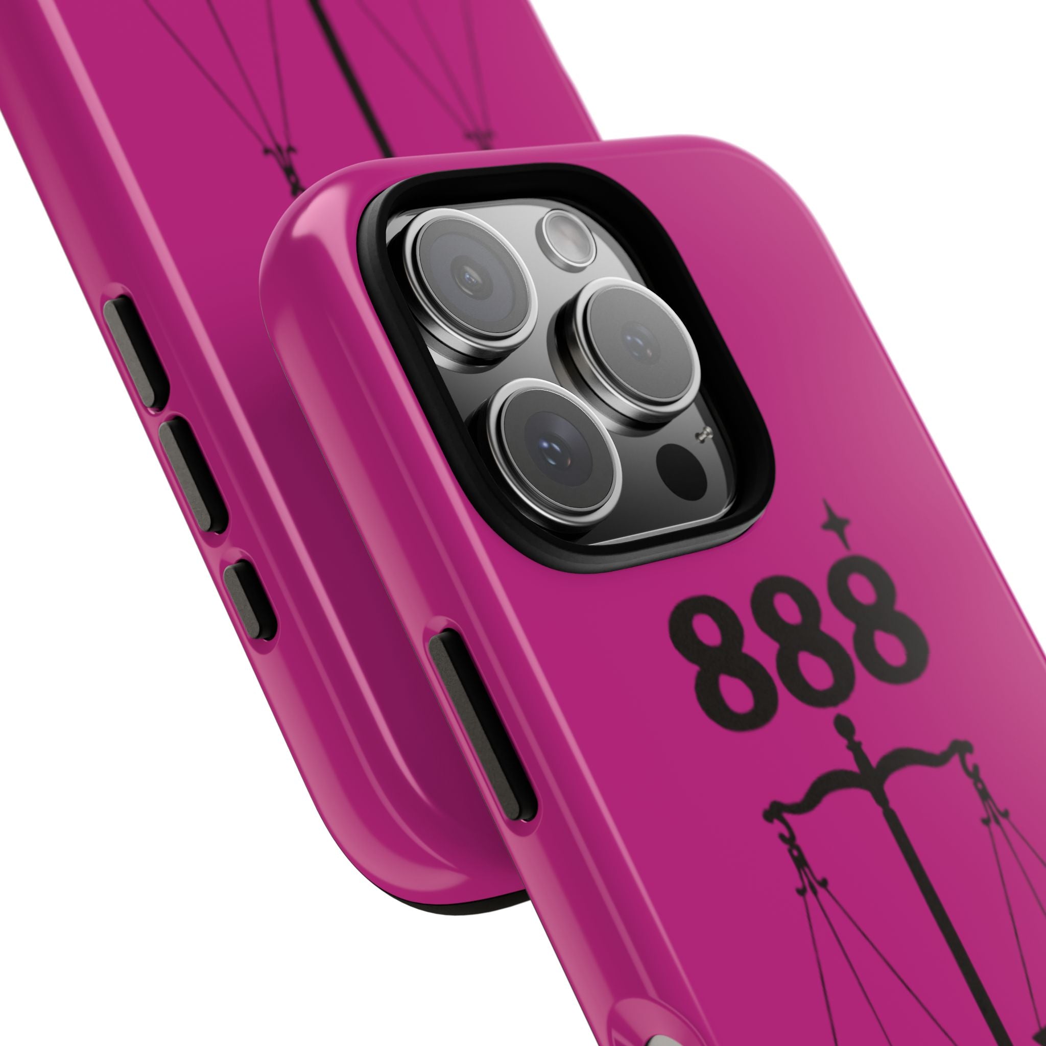 Black & Pink 888 Balance Phone Case