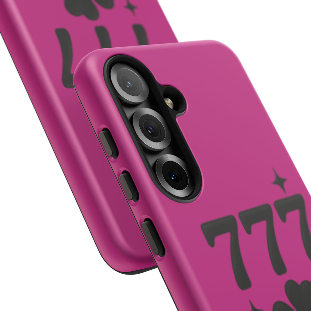 Black & Pink 777 Luck Phone Case