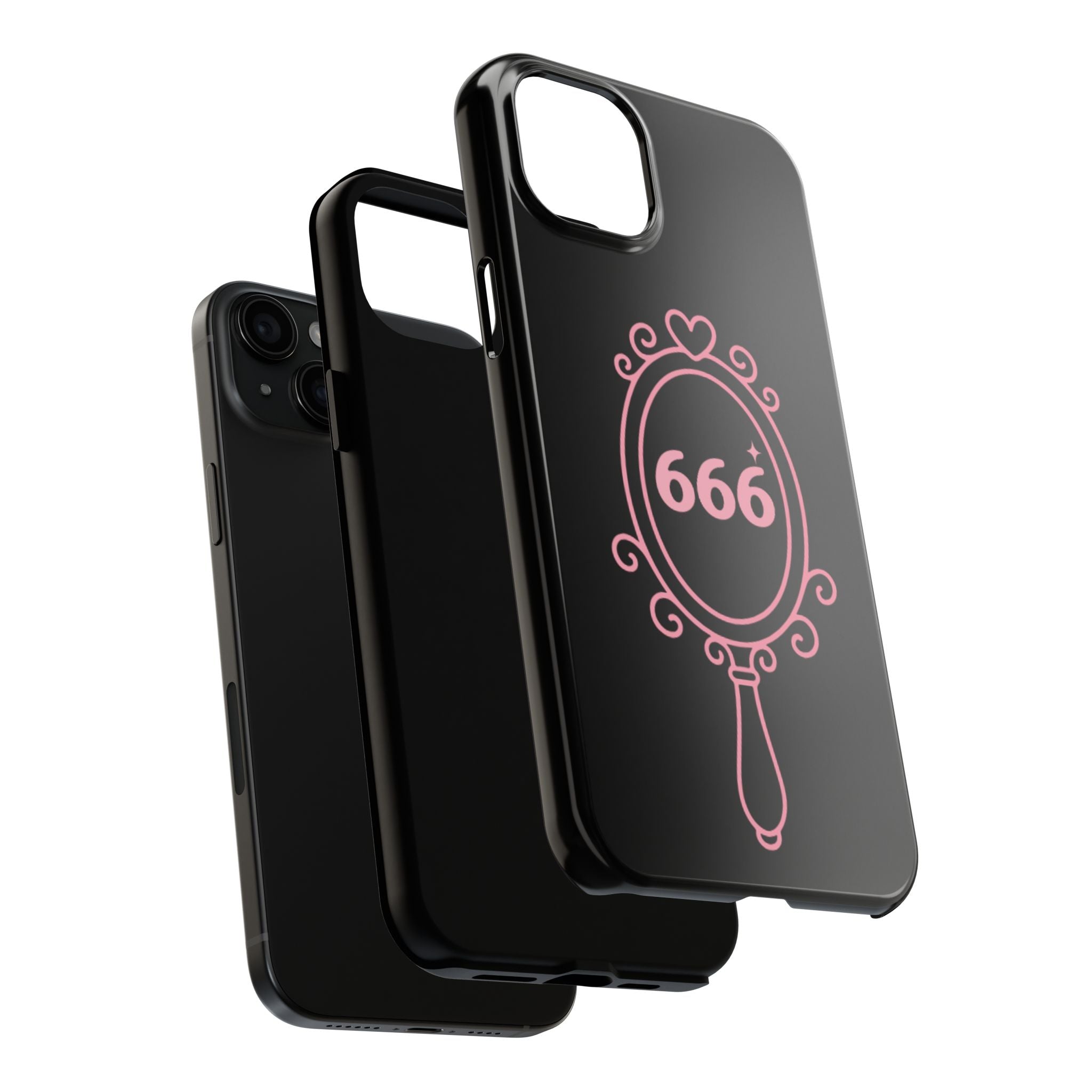 Black & Pink 666 Phone Case