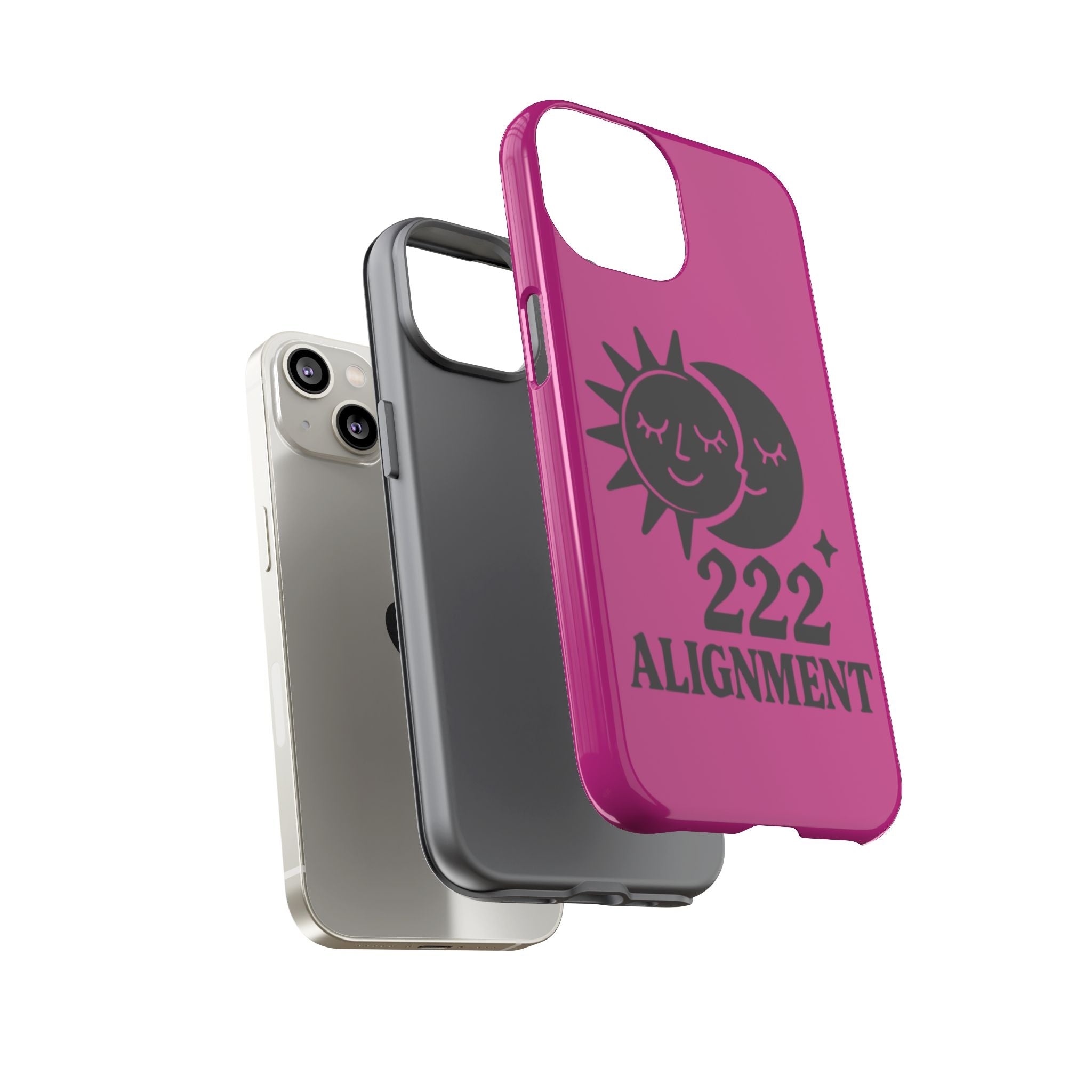 Black & Pink 222 Alignment Phone Case