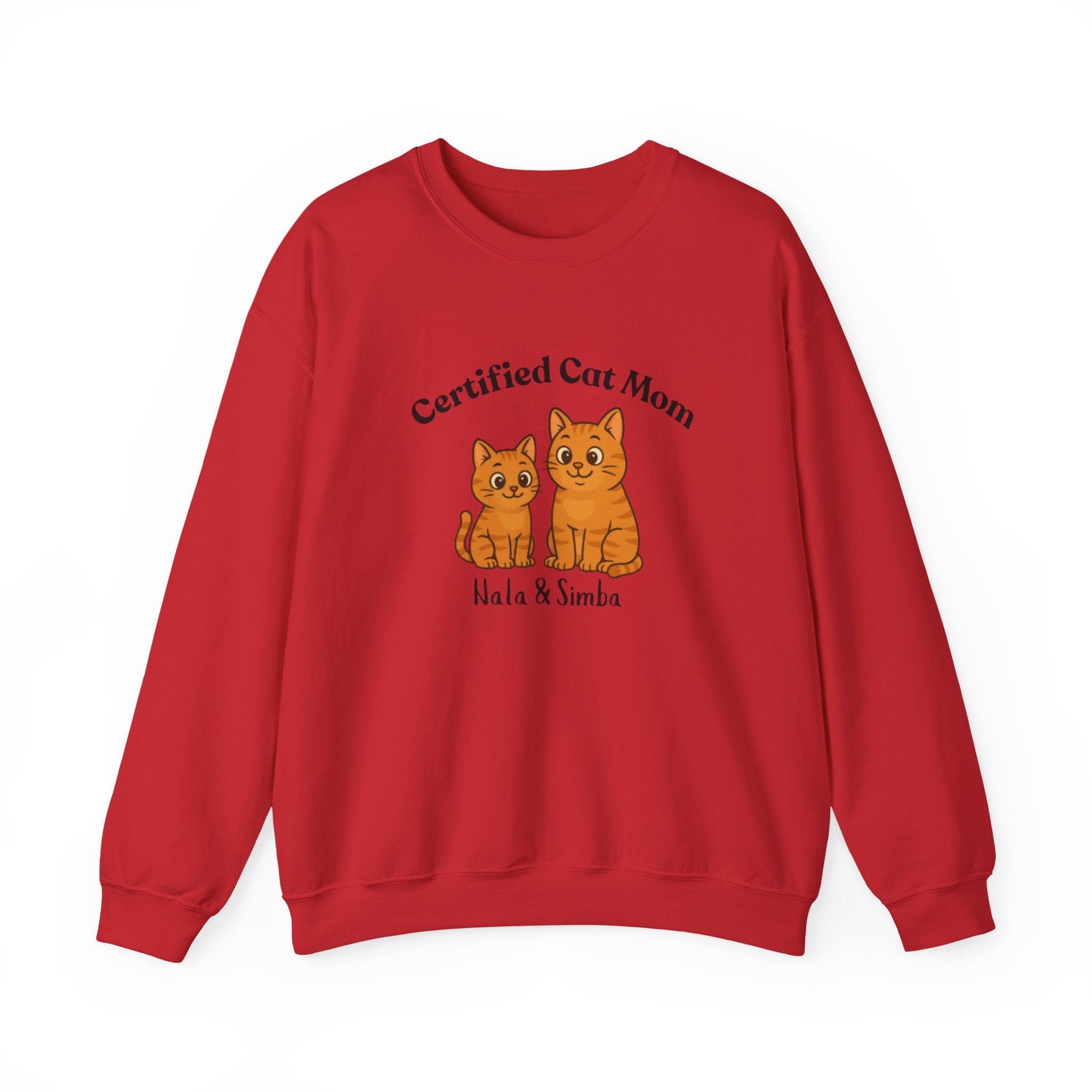 Custom Pet Sweatshirt — "Certified Cat Mom"