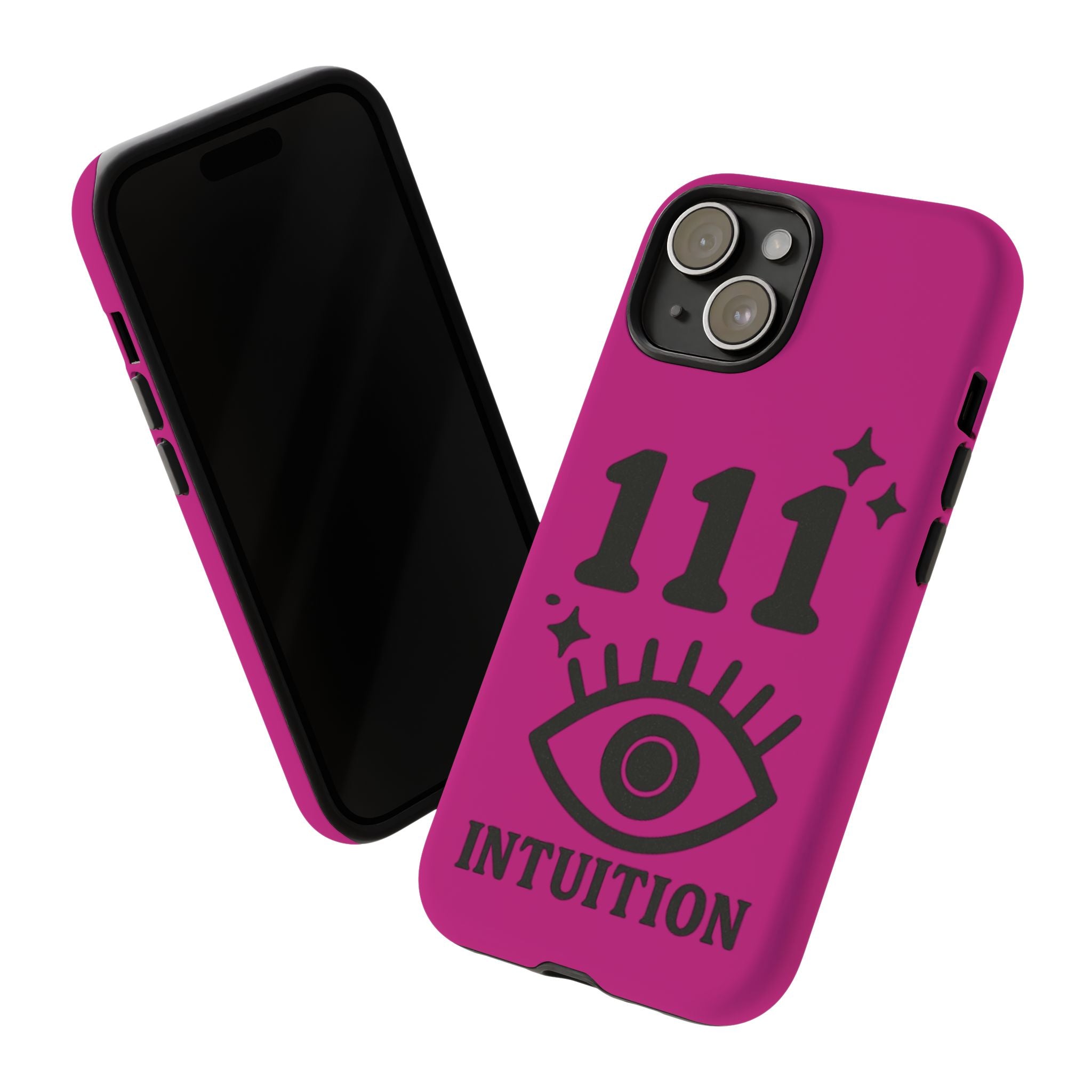 Black & Pink 111 Intuition Phone Case