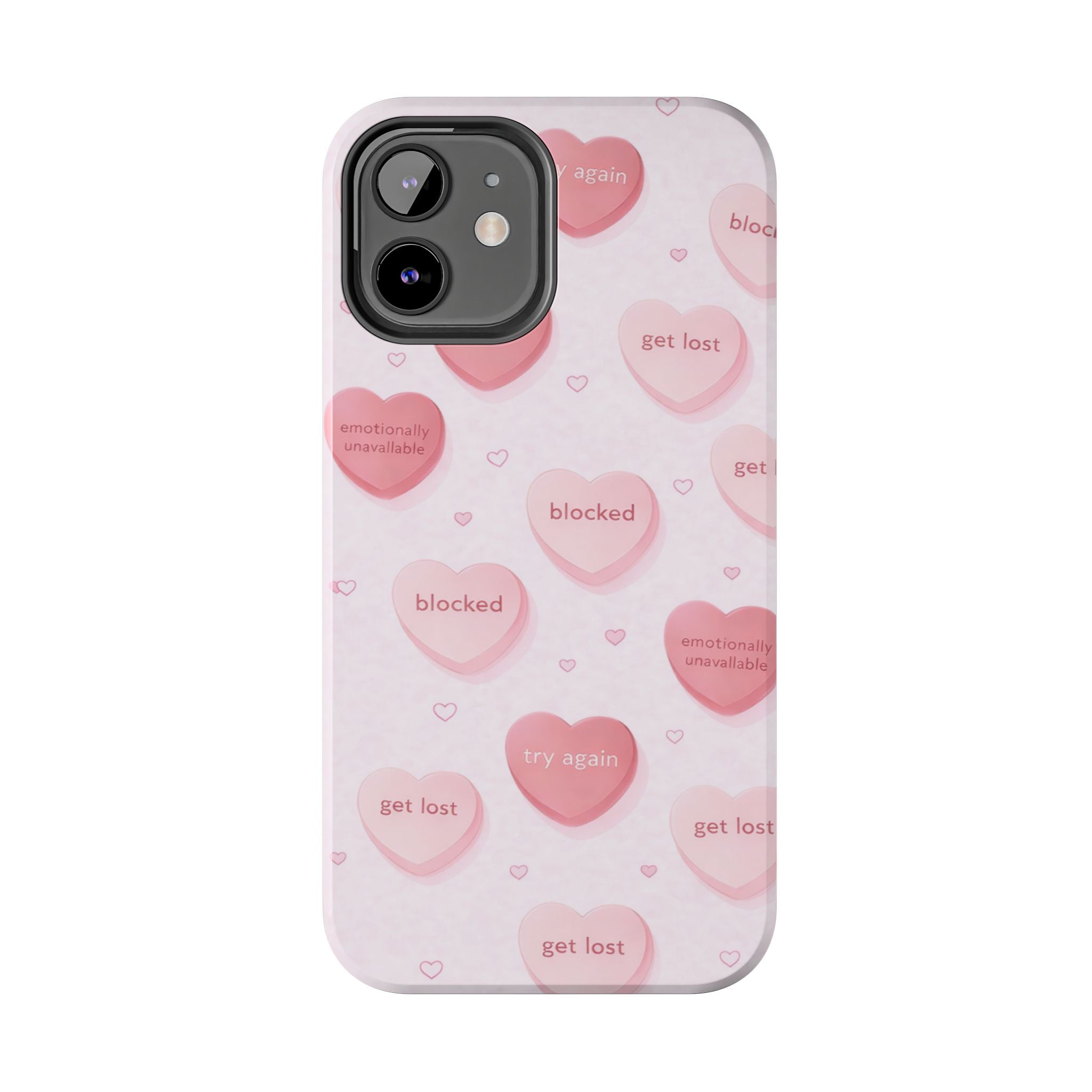 Non-Conversation Hearts Phone Case