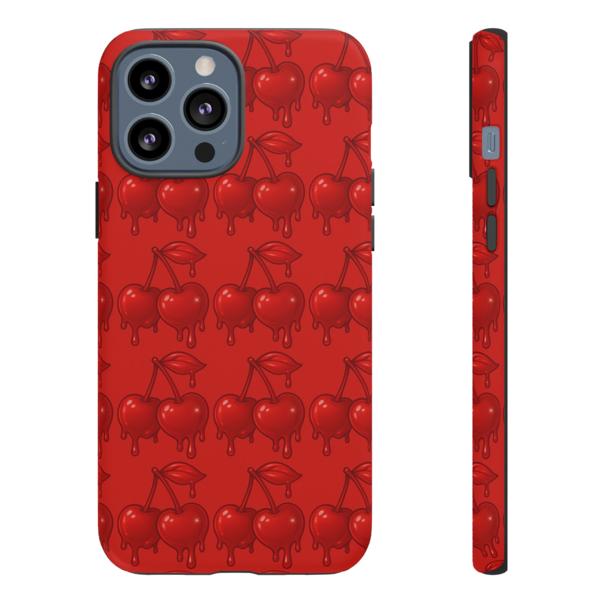 Red Dripping Cherry Phone Case