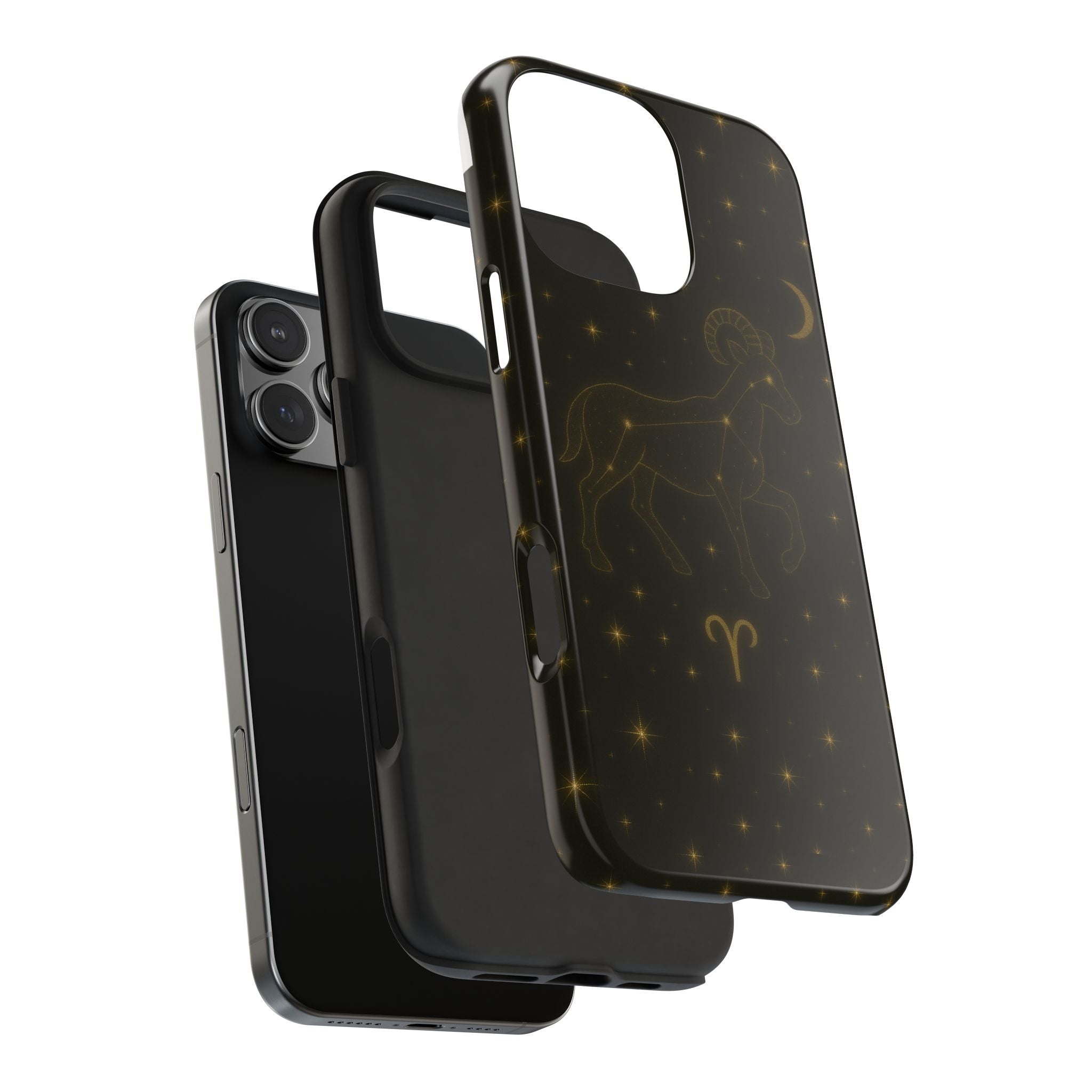 Aries Constellation Tough Phone Case — Zodiac Ram Star Map Design