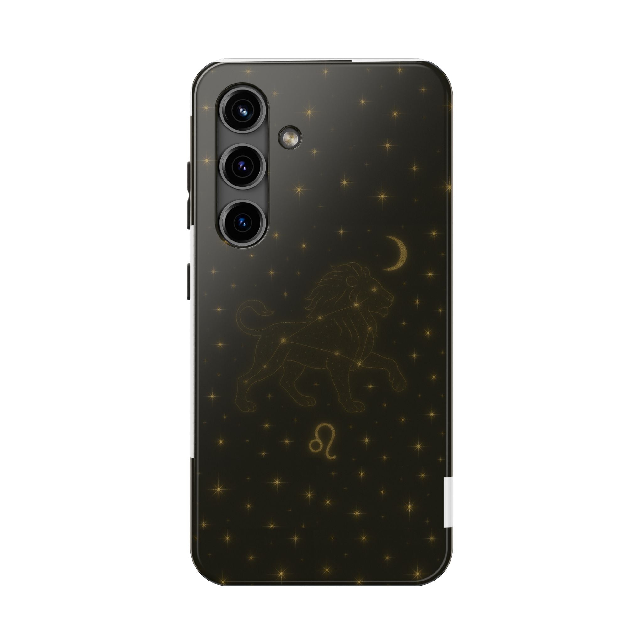 Leo Constellation Tough Phone Case — Zodiac Lion Design with Moon & Stars