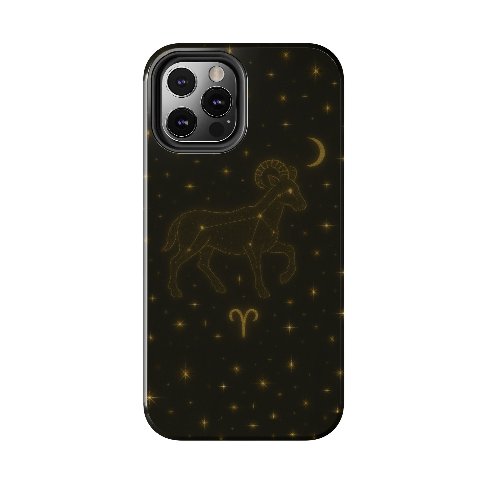 Aries Constellation Tough Phone Case — Zodiac Ram Star Map Design