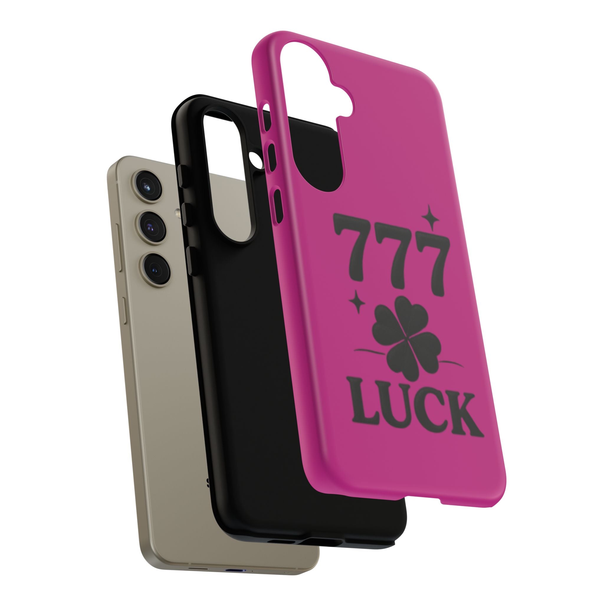Black & Pink 777 Luck Phone Case