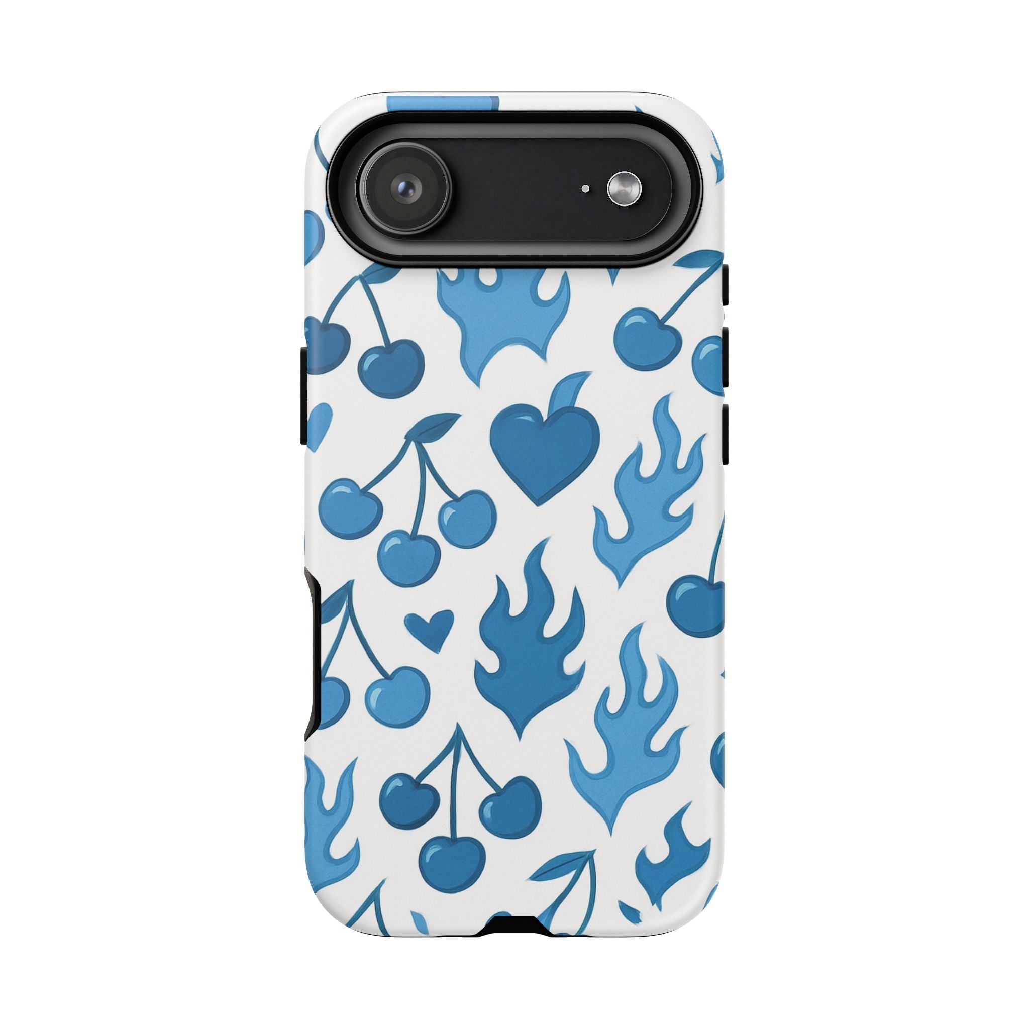Blue Flaming Heart Phone Case