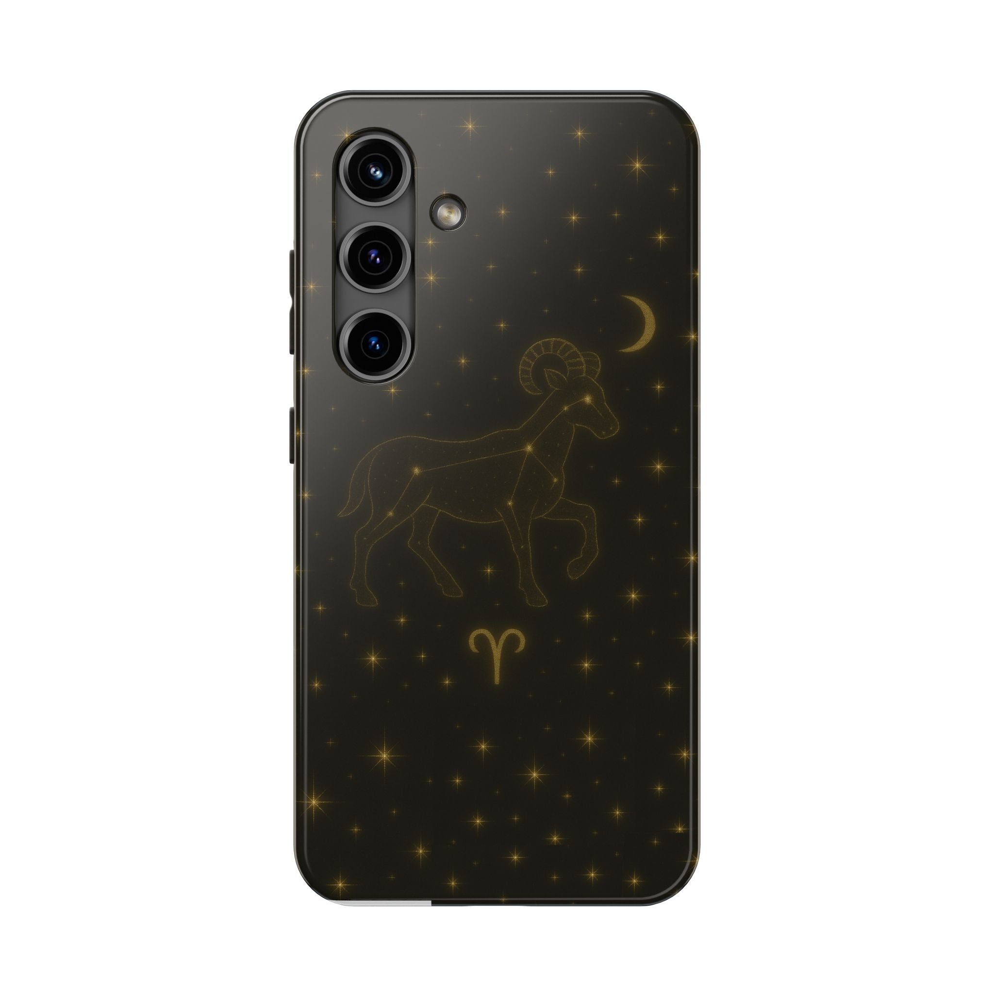 Aries Constellation Tough Phone Case — Zodiac Ram Star Map Design